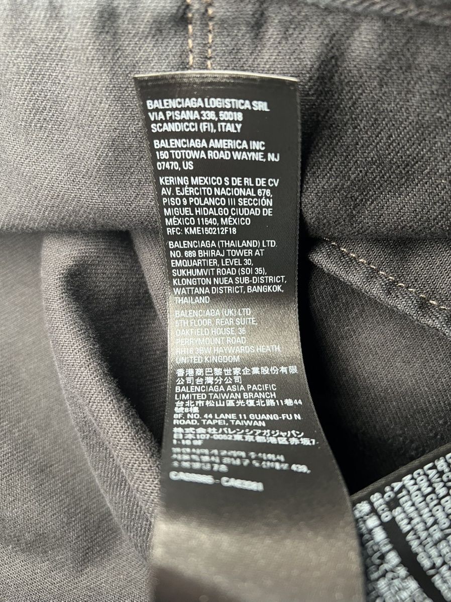 Balenciaga Balenciaga AW22 Distressed Pullover Denim Hoodie Size US M / EU 48-50 / 2 - 15 Thumbnail