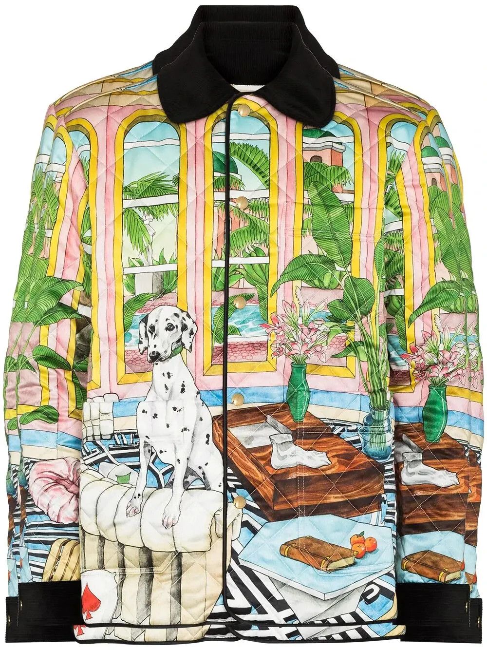 Casablanca o1mle0424 Unisex Dream House Hunting Jacket in Multicolor Size US XS / EU 42 / 0 - 1 Thumbnail