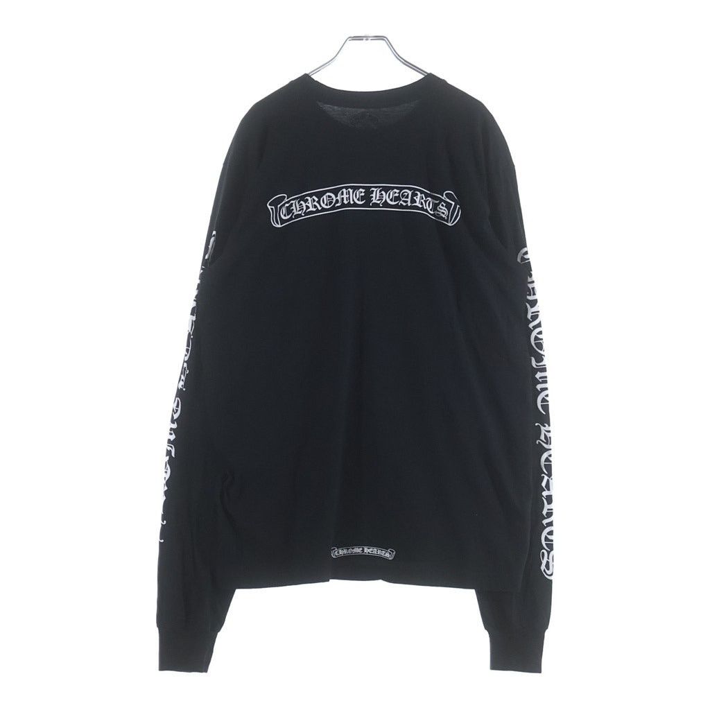 トップス VINTAGE CHROME HEARTS long sleeve shirt Chrome Hearts × Vintage Vintage Chrome Hearts Scroll Logo Long