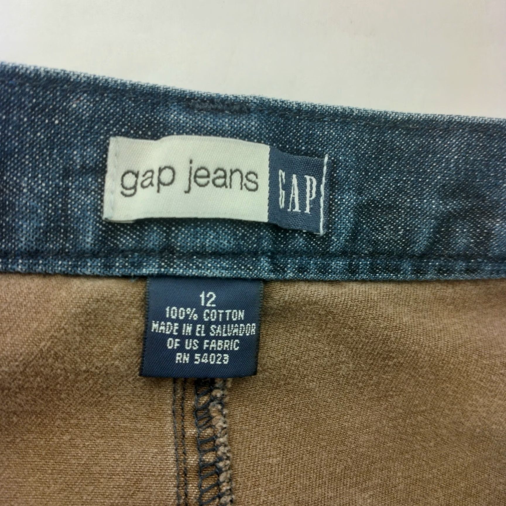 Gap VINTAGE Gap Denim Skirt Skirt Women Regular 12 Blue Midi Western Classic 32" Waist 44" Hips Size 34" / US 12 / IT 48 - 7 Thumbnail