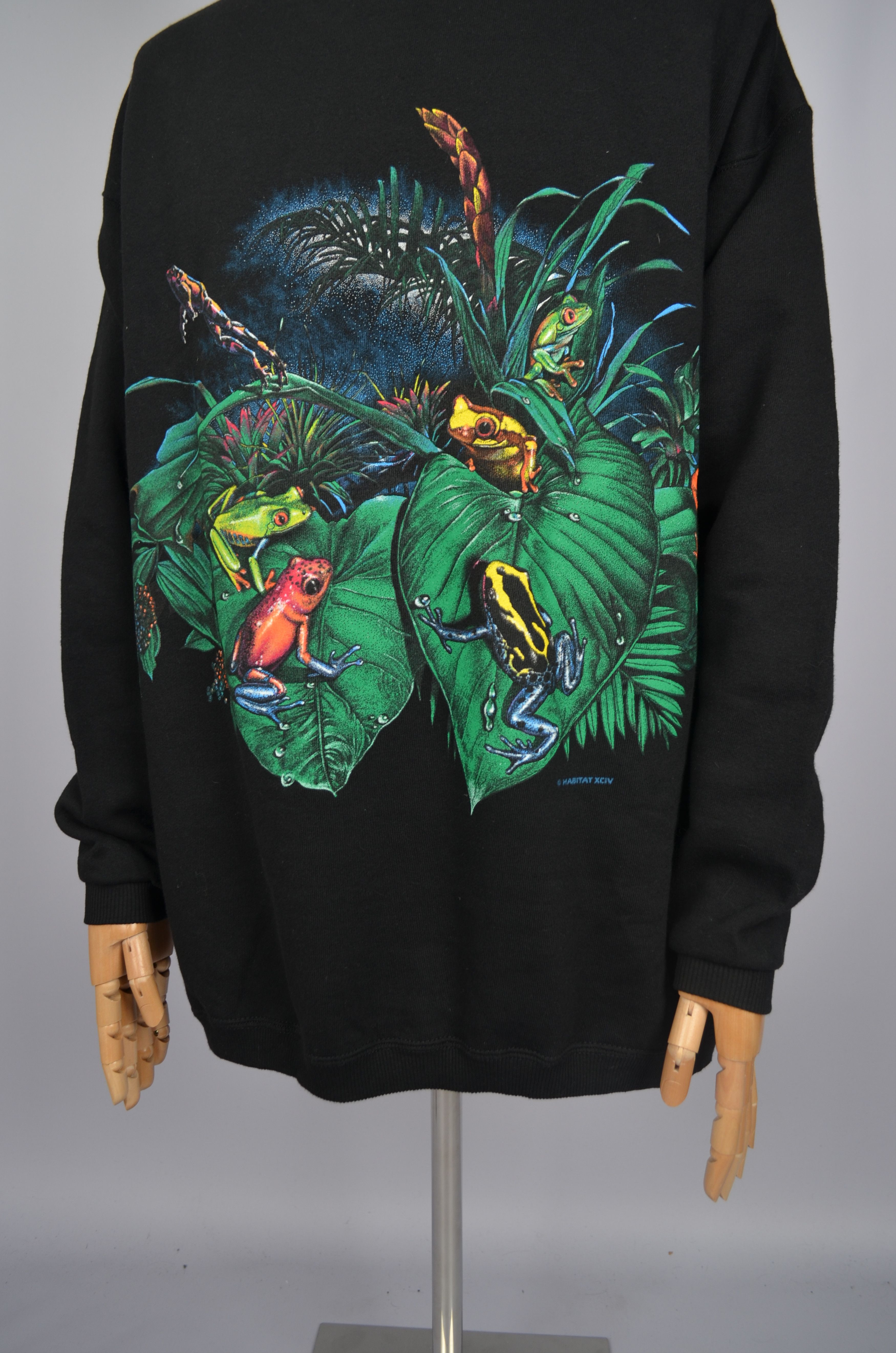 Habitat × Vintage Vintage Habitat Nature Sweatshirt XL 1994 Frogs USA BNWT! Size US XL / EU 56 / 4 - 4 Thumbnail