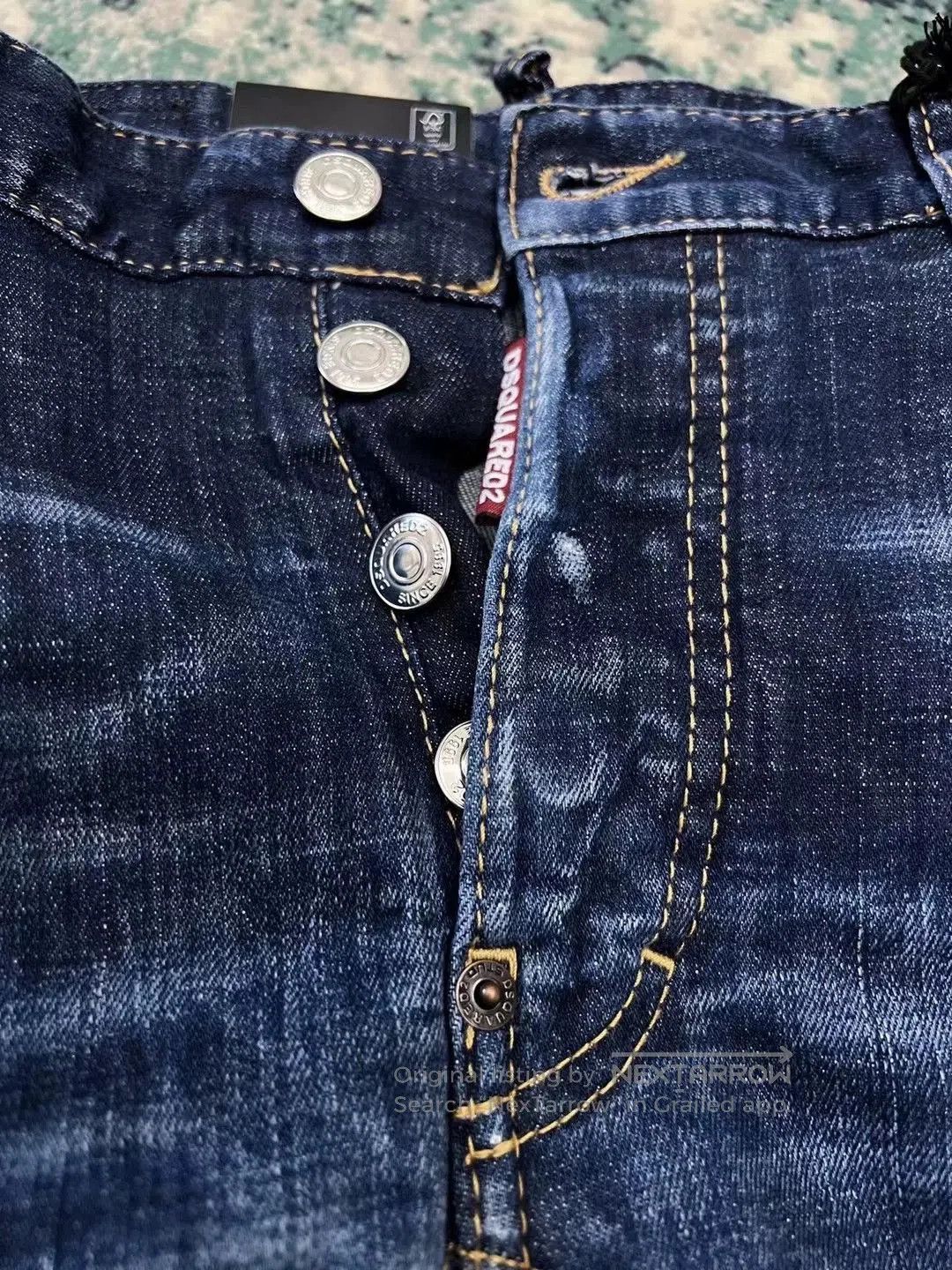 Dsquared2 dsquared2 tidy biker low-rise jeans. Size US 32 / EU 48 - 3 Thumbnail