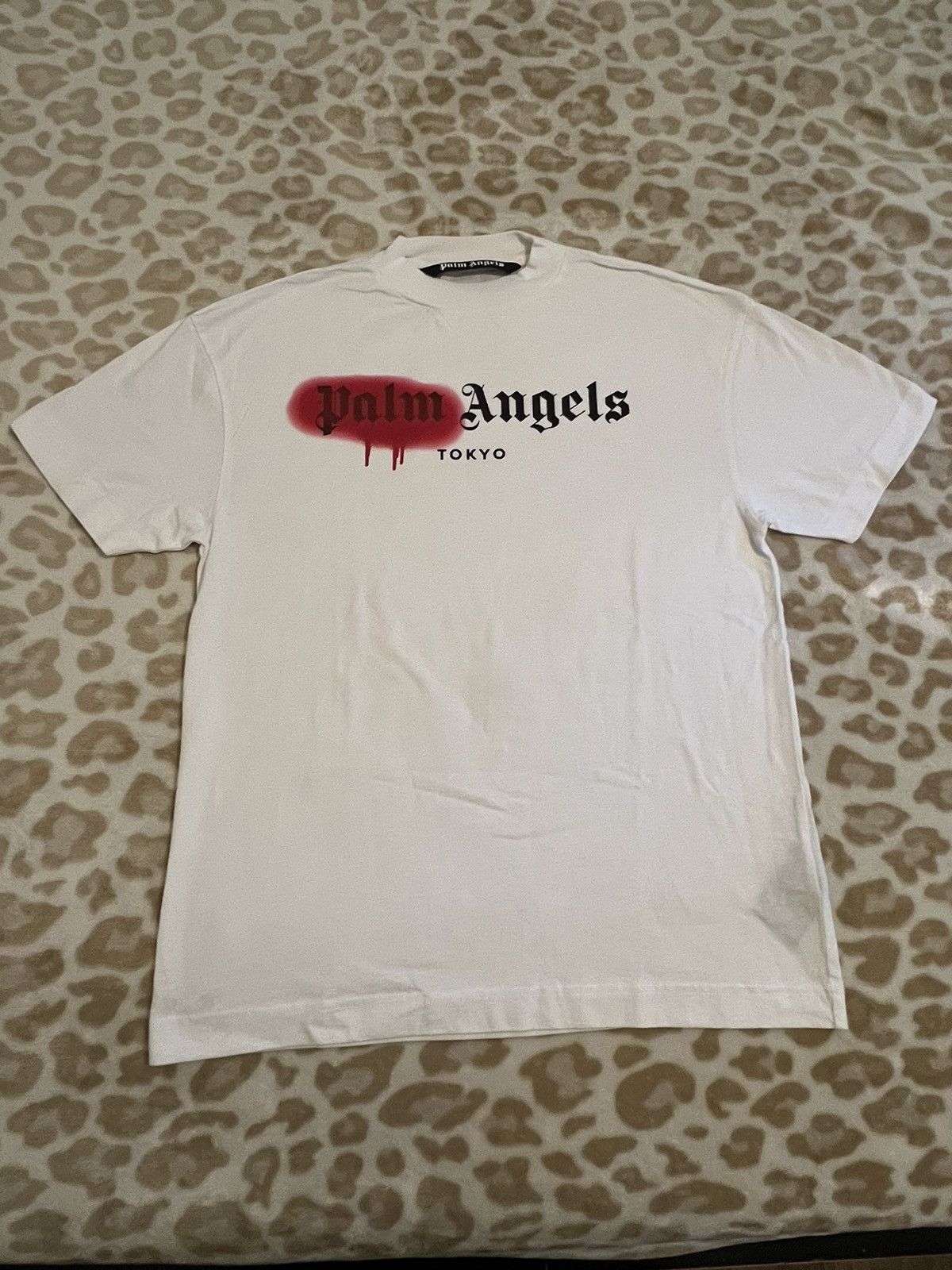 Palm Angels Palm Angels Tokyo Sprayed Logo T-shirt Size Small NEW Size US S / EU 44-46 / 1 - 2 Thumbnail