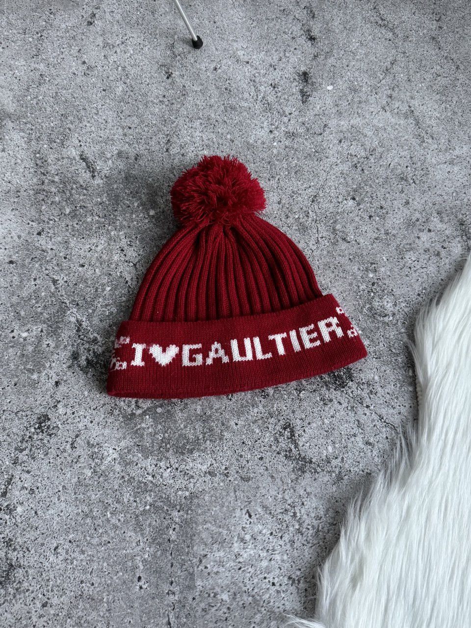 Jean Paul Gaultier Vintage I love Jean Paul Gaultier y2k big logo hat Size ONE SIZE - 3 Thumbnail