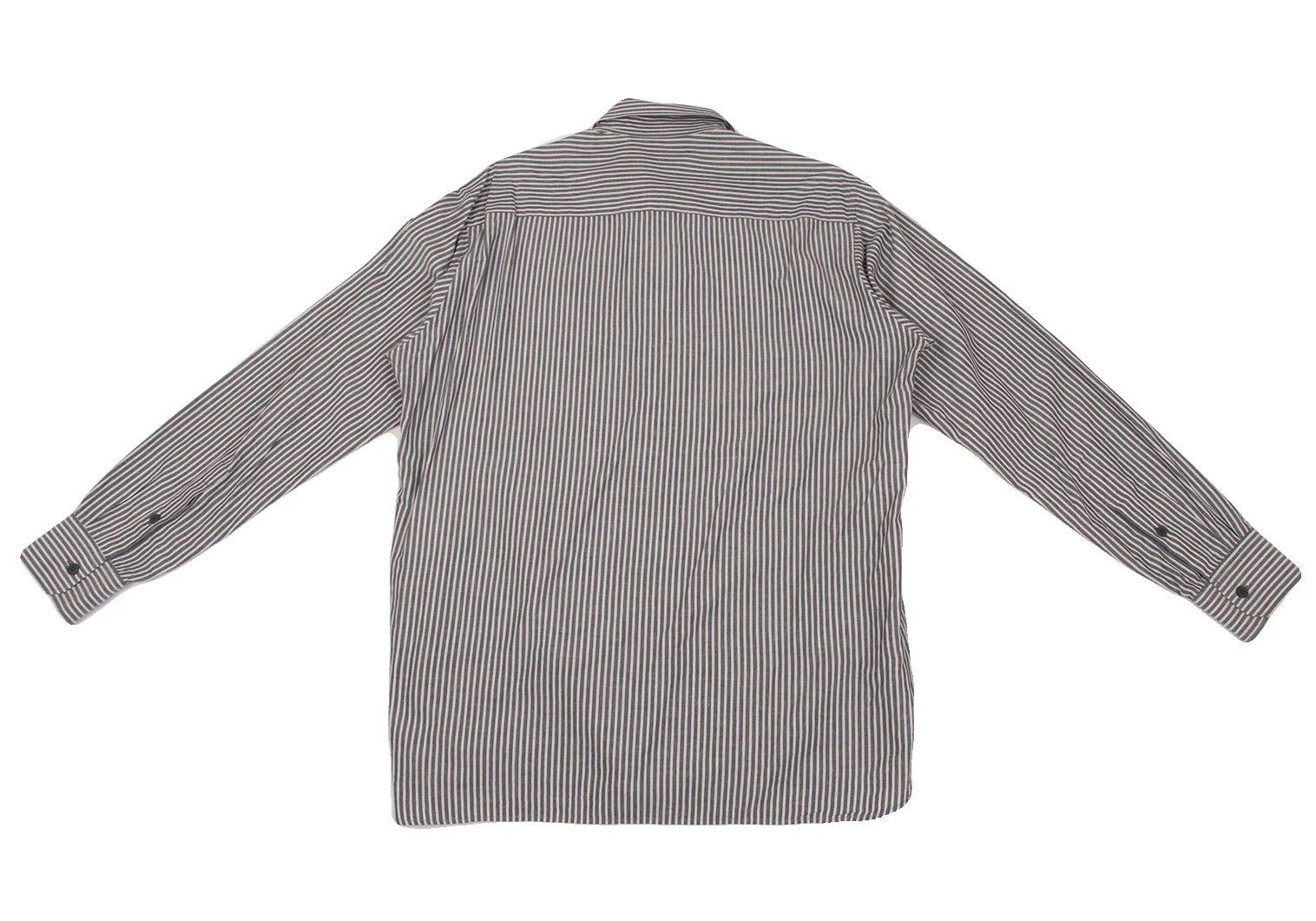 Yohji Yamamoto Yohji Yamamoto Cotton Linen Stripe Shirt Size US M / EU 48-50 / 2 - 15 Thumbnail
