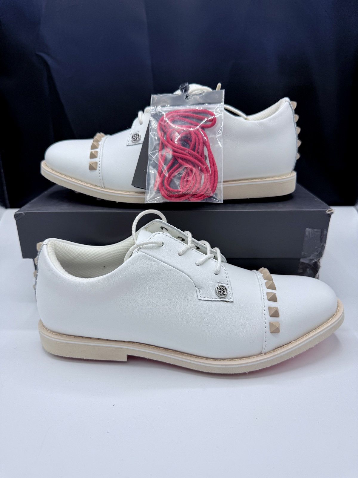 G/FORE Women 7.5 Gallivanter Leather Golf Shoes GLF000003