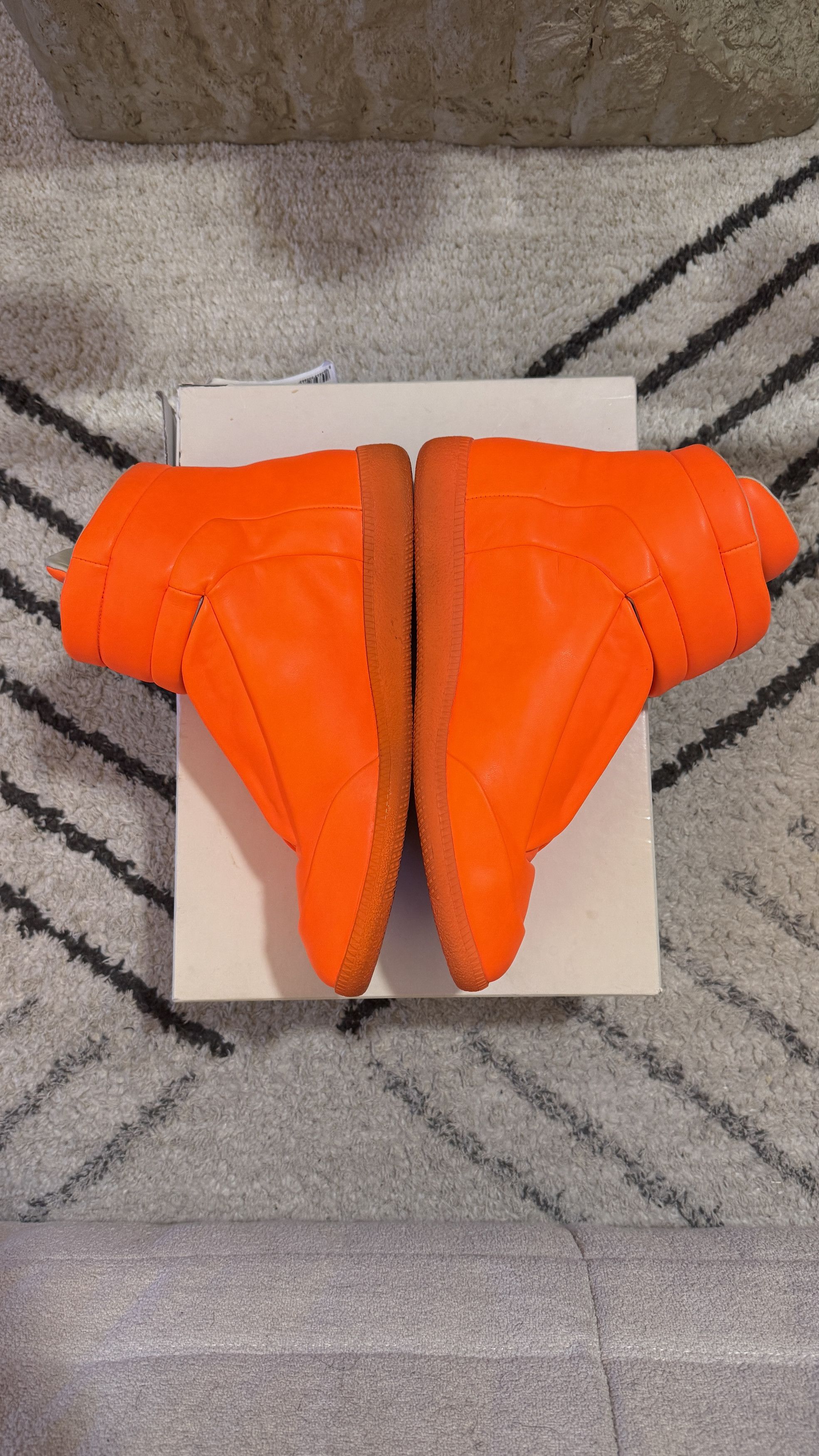 Maison Margiela Maison Margiela Future hi leather orange Size US 11 / EU 44 - 3 Thumbnail