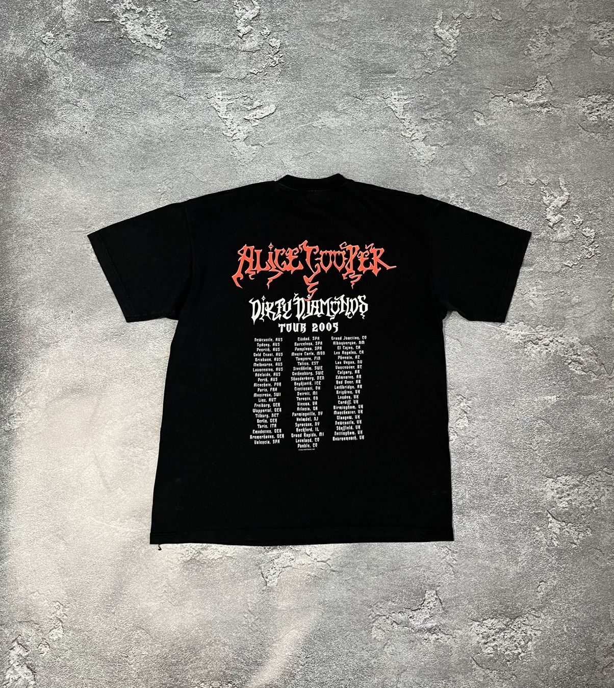 Band Tees Vintage Alice Cooper Dirty Diamonds Tour 2005 Shirt Size US M / EU 48-50 / 2 - 2 Thumbnail