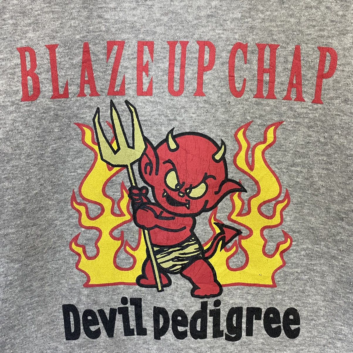 Japanese Brand × Tedman Blaze Up Devil Pedigree Big Logo Crewneck Sweatshirt Size US M / EU 48-50 / 2 - 5 Thumbnail