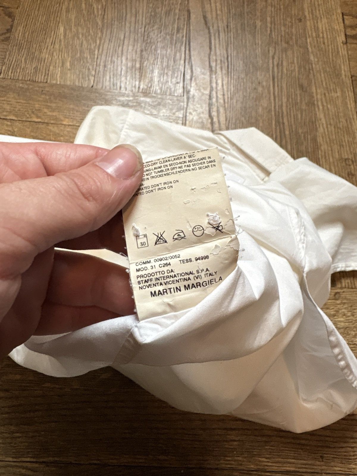 Maison Margiela FW05 Handstich “Selvedge” Button up. Size S / US 4 / IT 40 - 7 Thumbnail