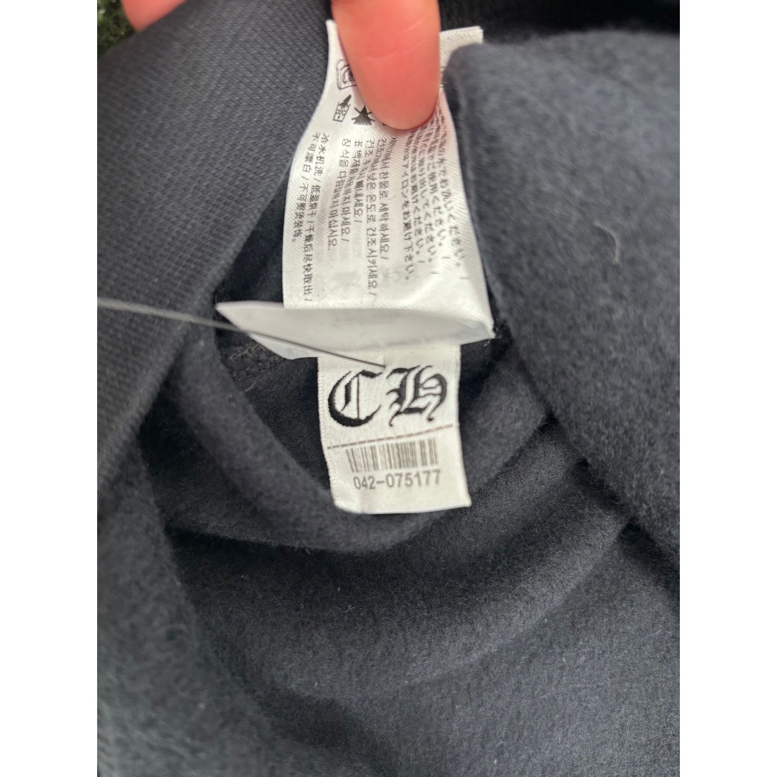 Chrome Hearts Chrome Hearts Olive Vertical Logo Black Pullover Hoodie MD Size US M / EU 48-50 / 2 - 6 Thumbnail