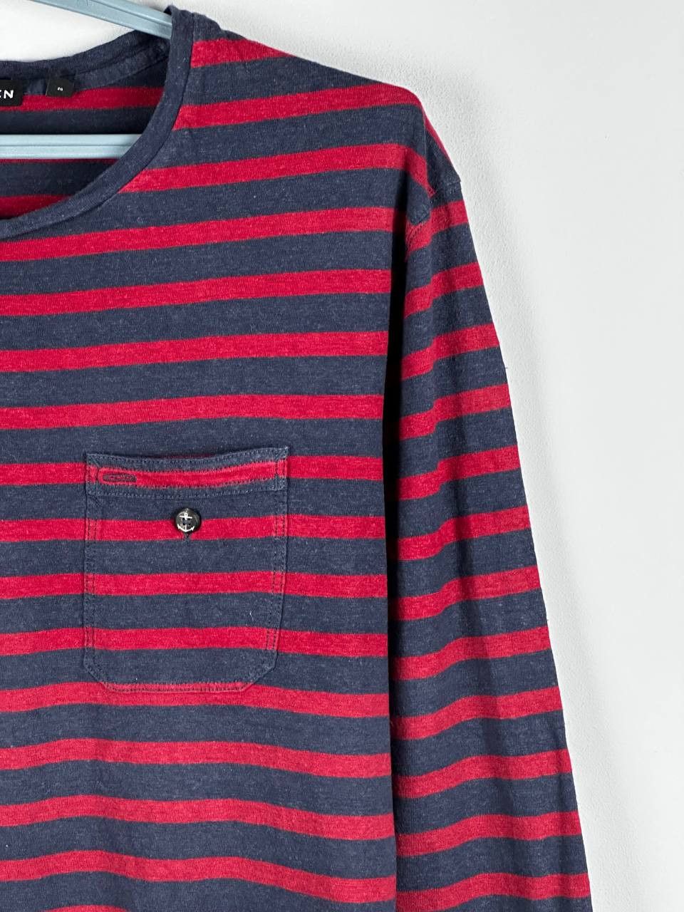 Ralph Lauren Black Label Ralph Lauren Black Label Light Hemp Striped T Shirt Size US XXL / EU 58 / 5 - 4 Thumbnail