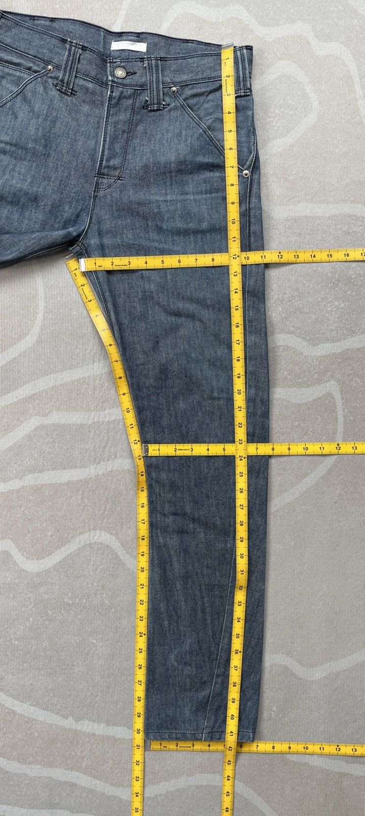Japanese Brand Vibgyor Skinny Zipper Legs Jeans (P99) Size US 32 / EU 48 - 14 Thumbnail