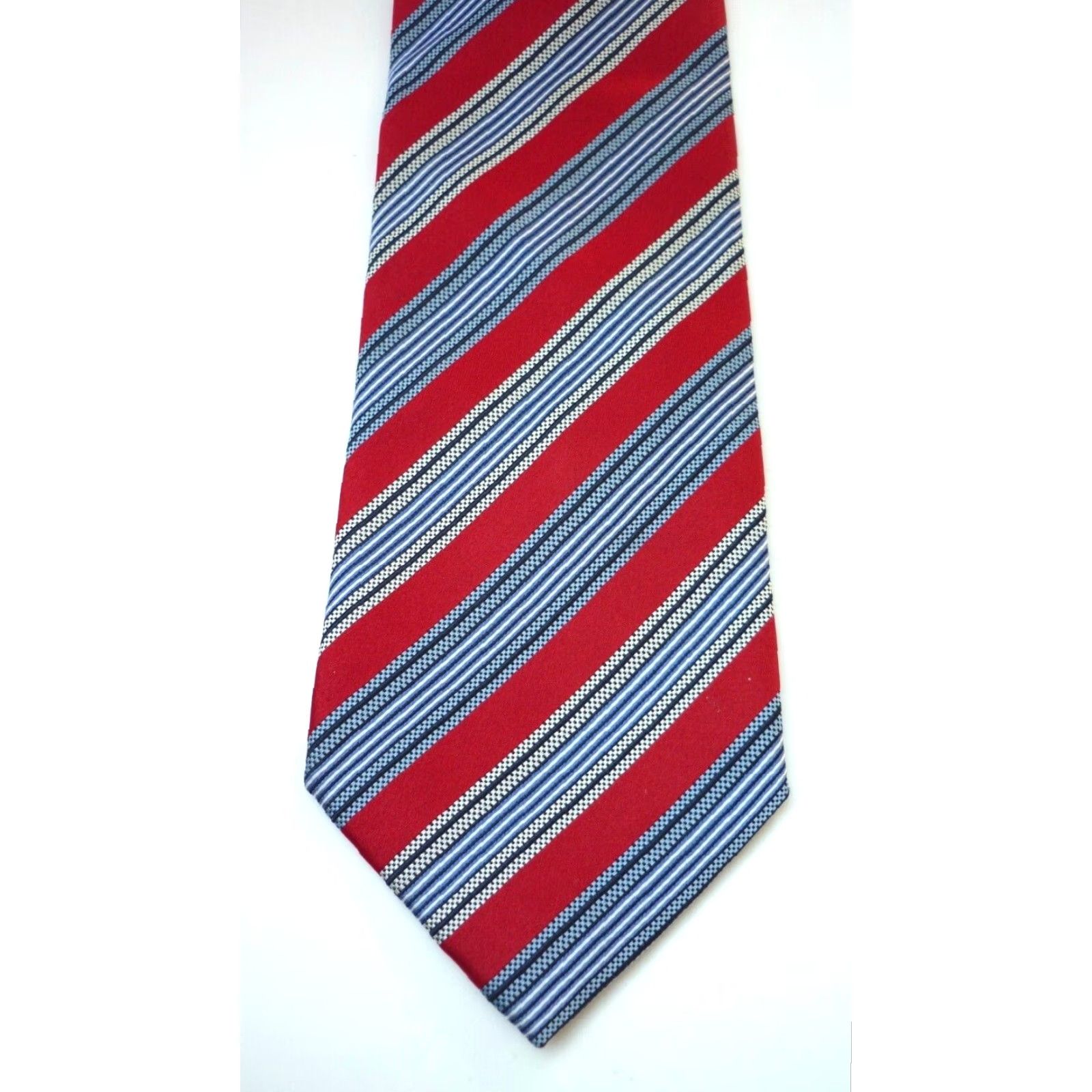 Ermenegildo Zegna VINTAGE Ermenegildo Zegna Silk Tie Stripes Made in Italy Size ONE SIZE - 3 Thumbnail