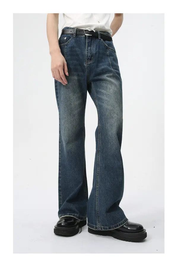 Japanese Brand Kimaya x Mako Vintage distressed washed bootcut jeans Size US 32 / EU 48 - 3 Thumbnail