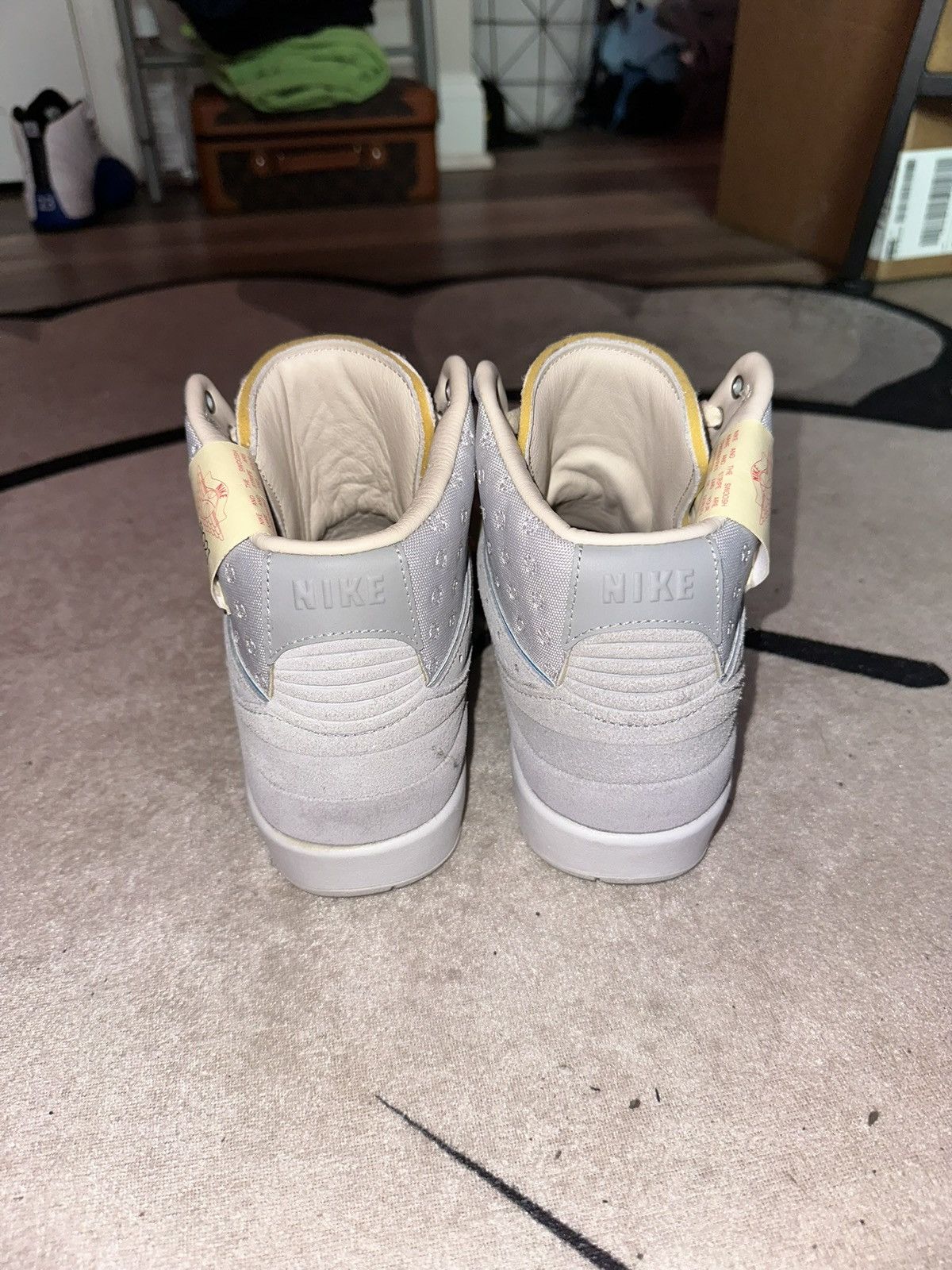 Jordan Brand × Union LA Jordan 2 Retro SP Union LA Grey Fog Size US 8.5 / EU 41-42 - 4 Thumbnail