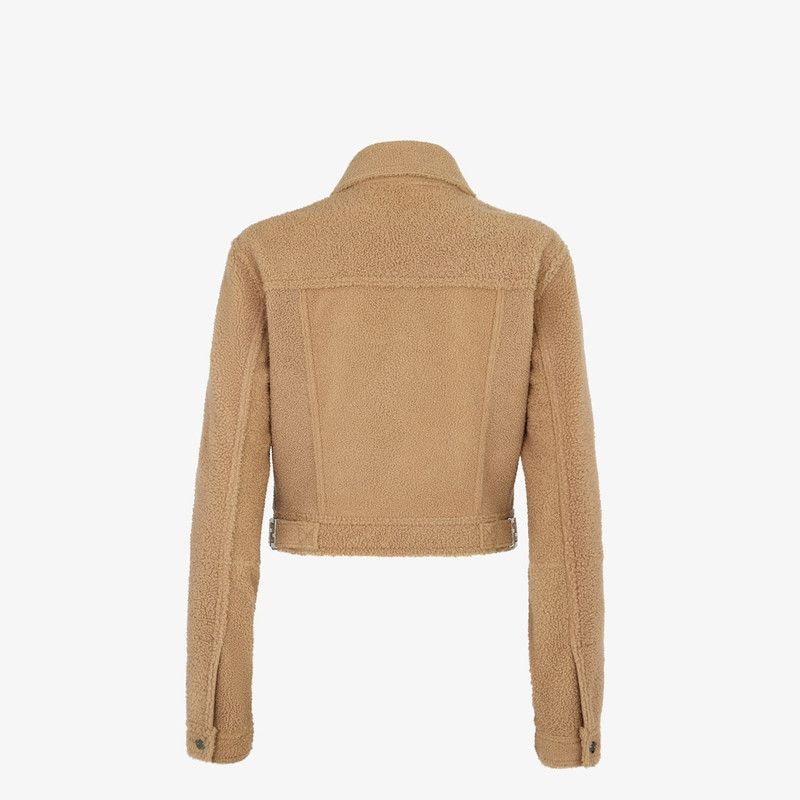Fendi o1loc1c0426 Jacket in Beige Size S / US 4 / IT 40 - 2 Thumbnail