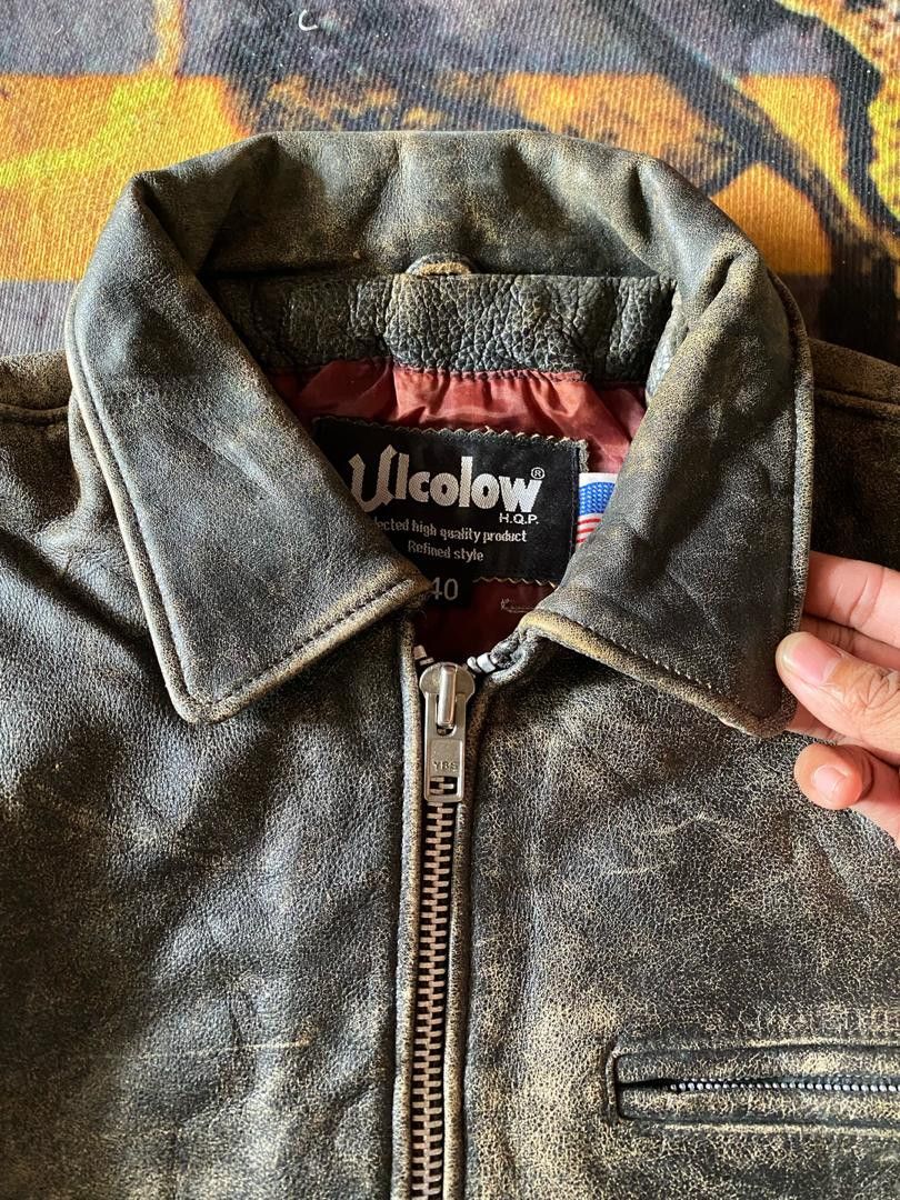 Japanese Brand 🔥 Rare Design 🔥 Ulcolow Leather Jacket Size US S / EU 44-46 / 1 - 5 Thumbnail