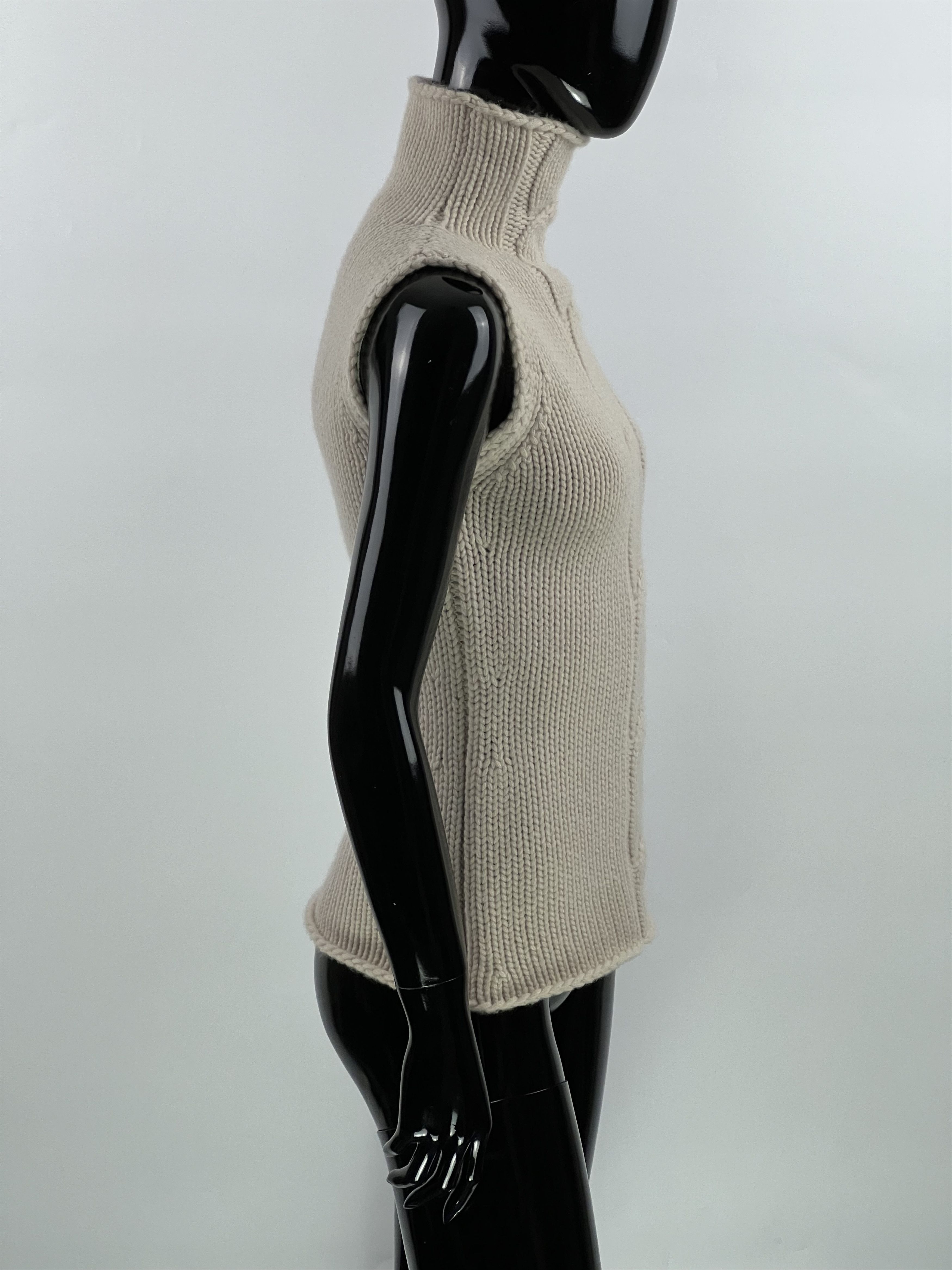 Other 81 Hours Women’s Ivory 100% Cashmere Cable Knit Vest Size S Size S / US 4 / IT 40 - 2 Thumbnail