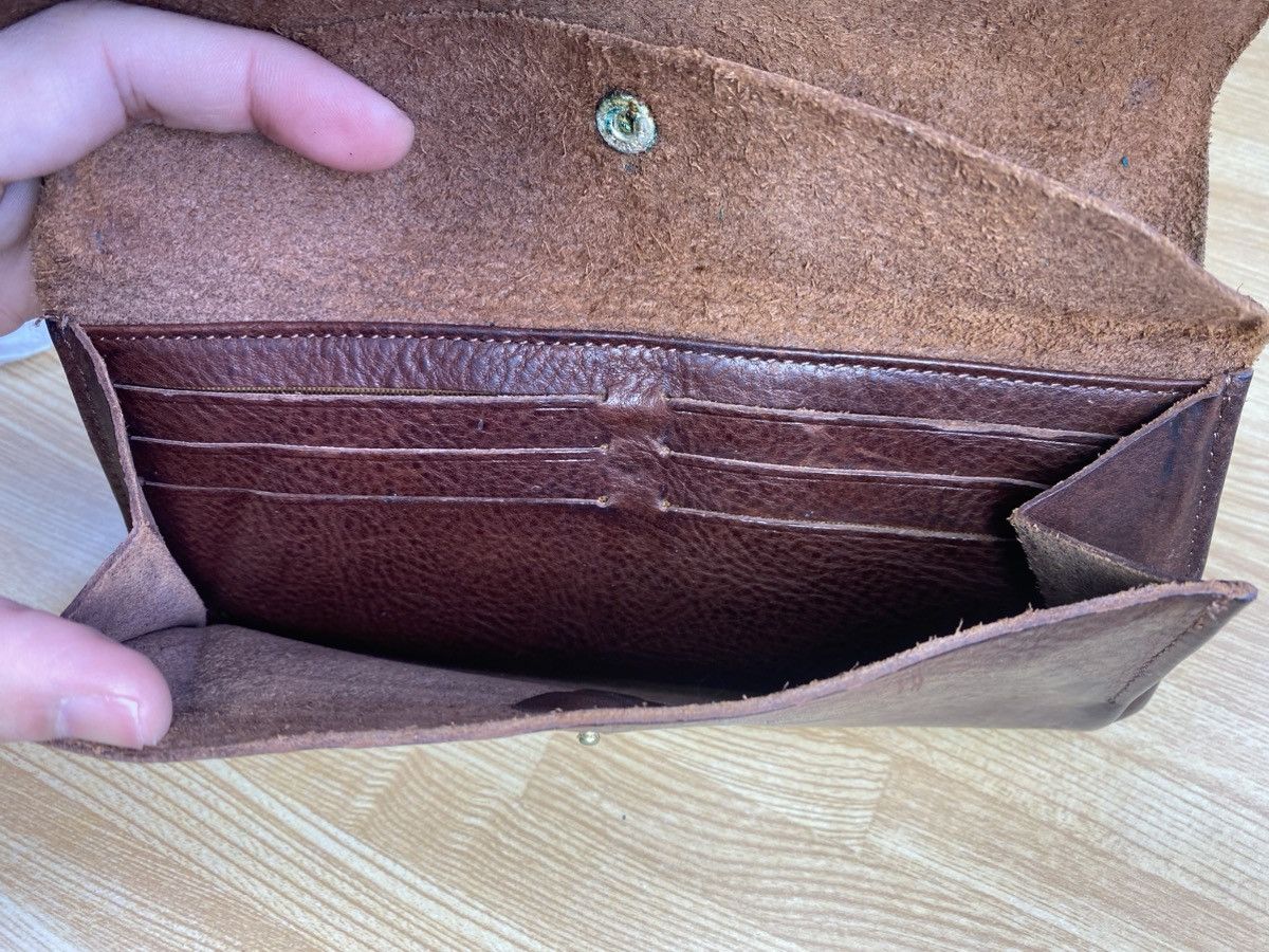 Japanese Brand × Leather × Vintage Italy Gunuine Leather Long Wallet Size ONE SIZE - 5 Thumbnail