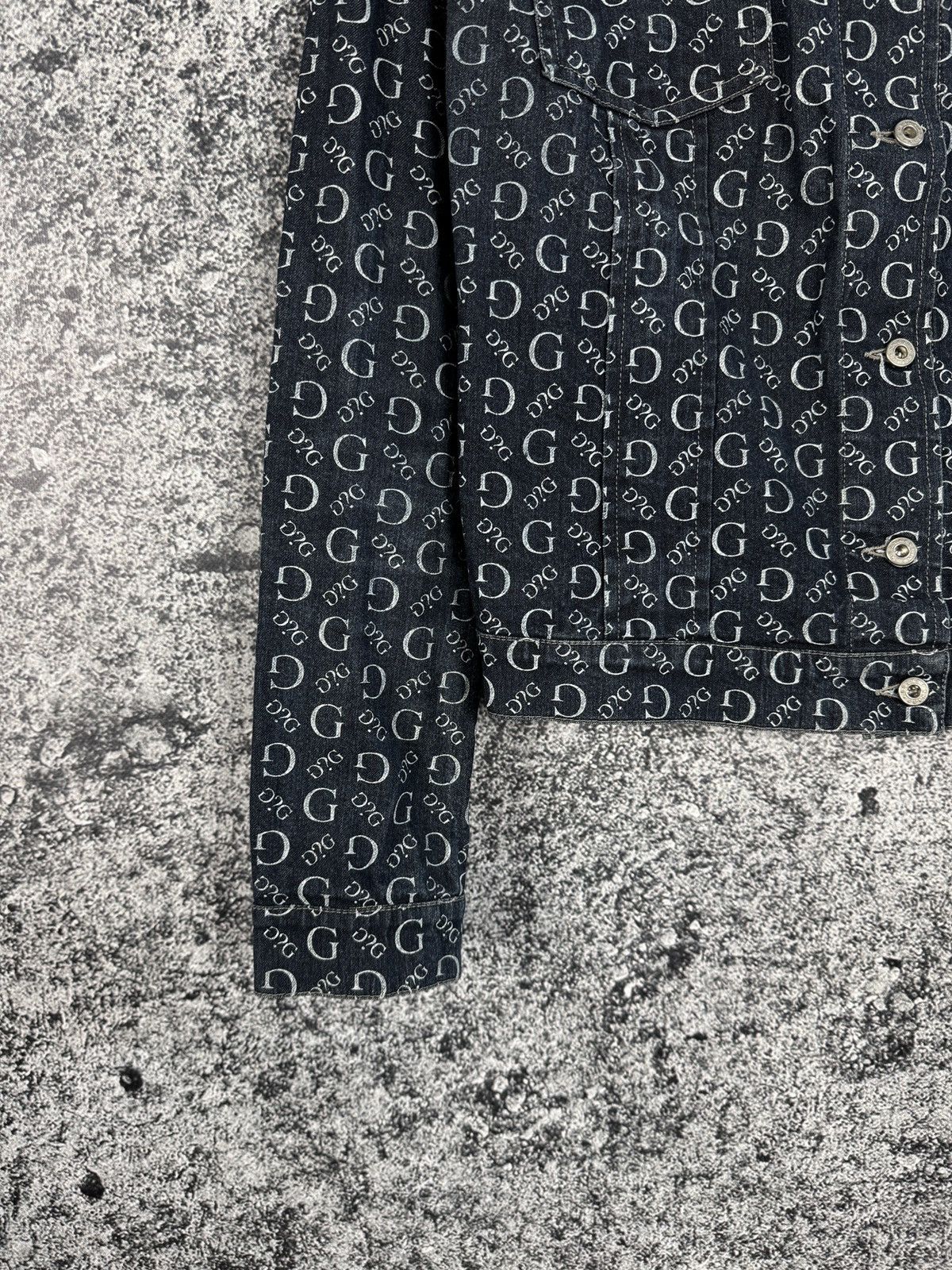 Guess GUESS Vintage Denim Jacket Monogram Logo Italy Size L Size L / US 10 / IT 46 - 4 Thumbnail