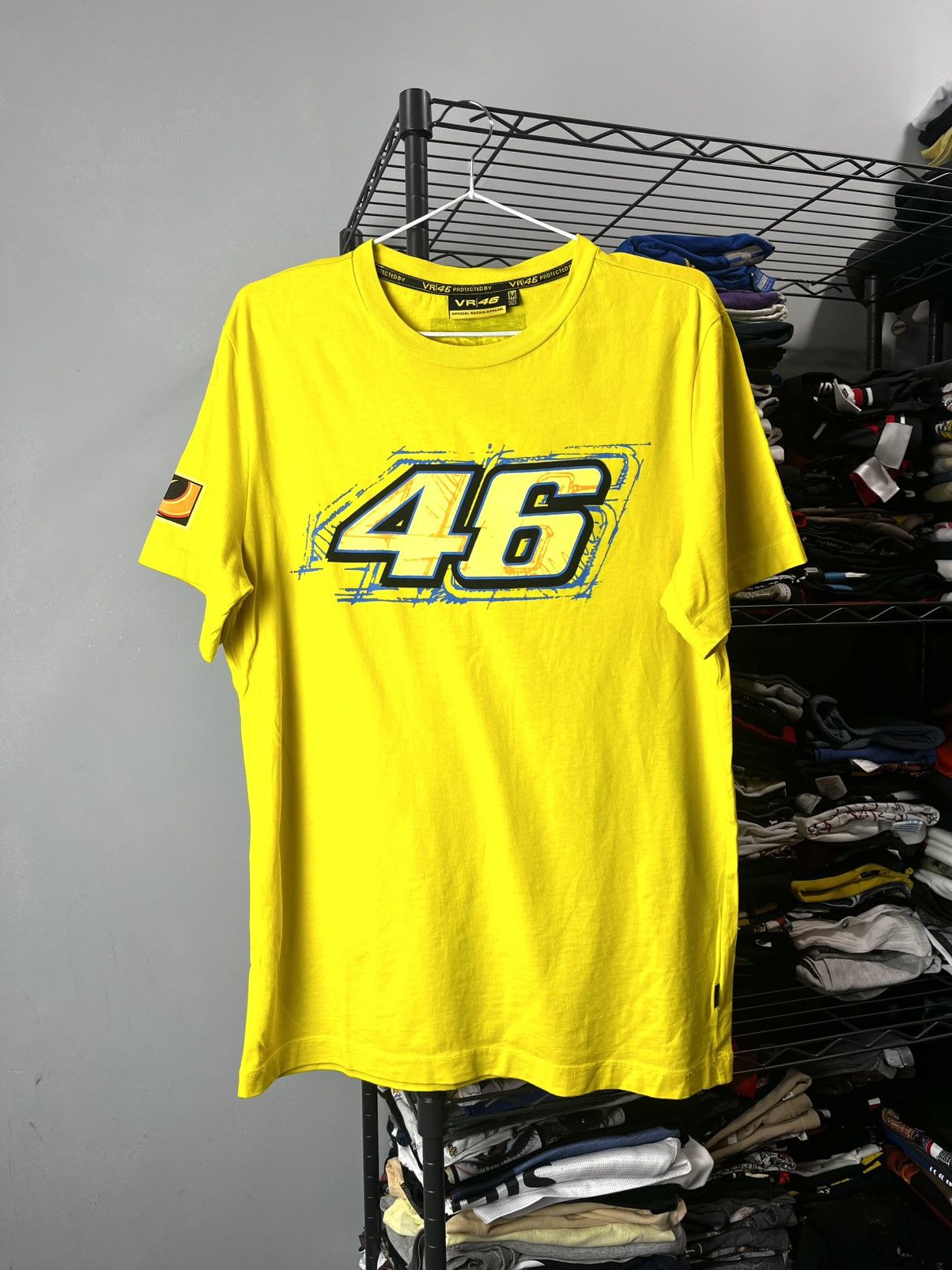 Vintage Valentino Rossi VR46 Moto GP Racing Team T Shirt Size US M / EU 48-50 / 2 - 1 Thumbnail