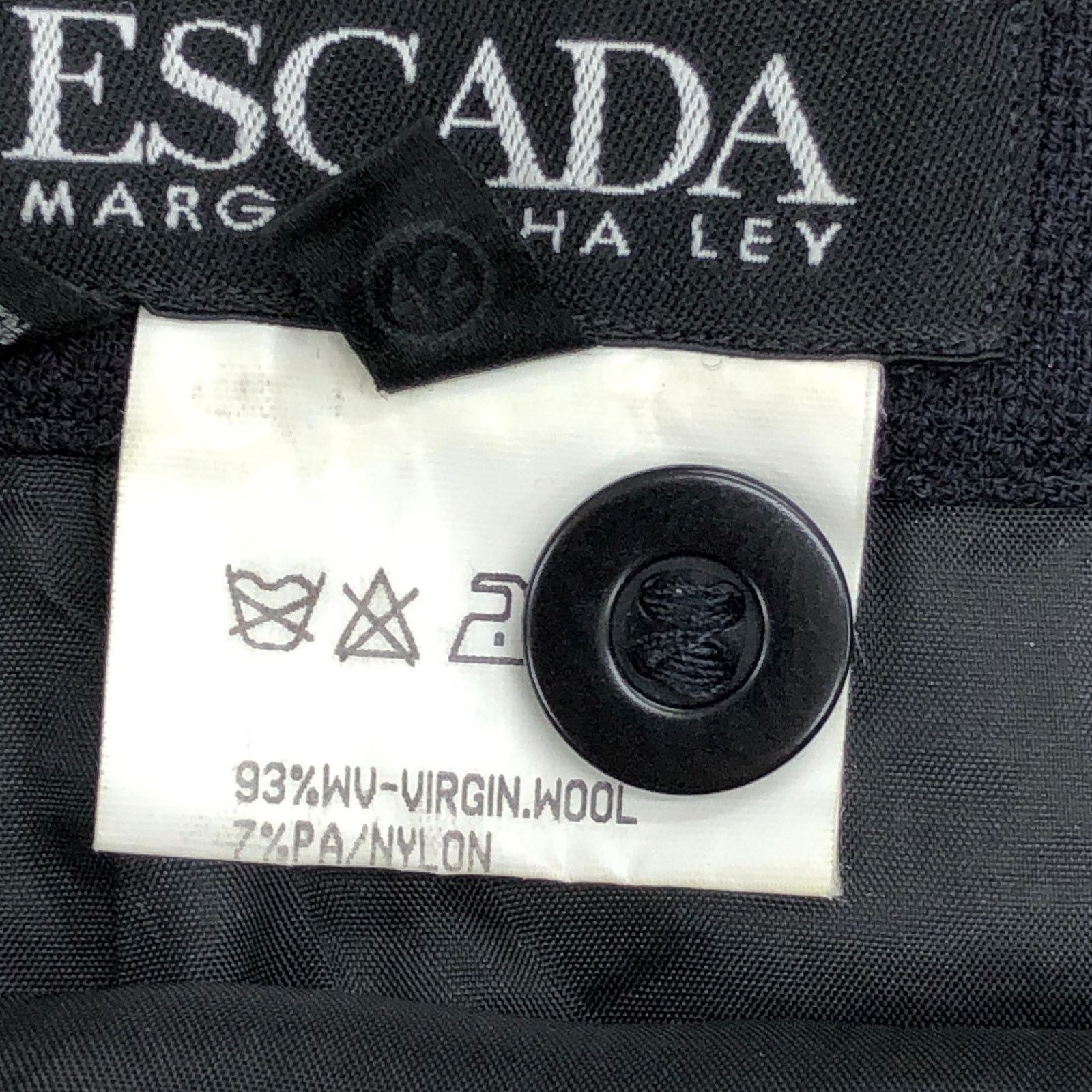 Escada Escada Womens Size 42 US 12 Skirt Pencil Textured Navy Blue Size 34" / US 12 / IT 48 - 17 Thumbnail