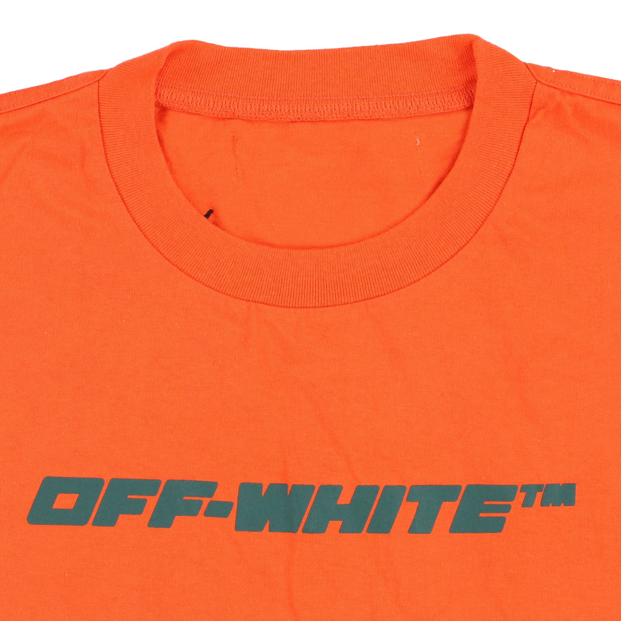 Off-White Orange Trellis Worker Logo T-shirt Size US XL / EU 56 / 4 - 7 Thumbnail