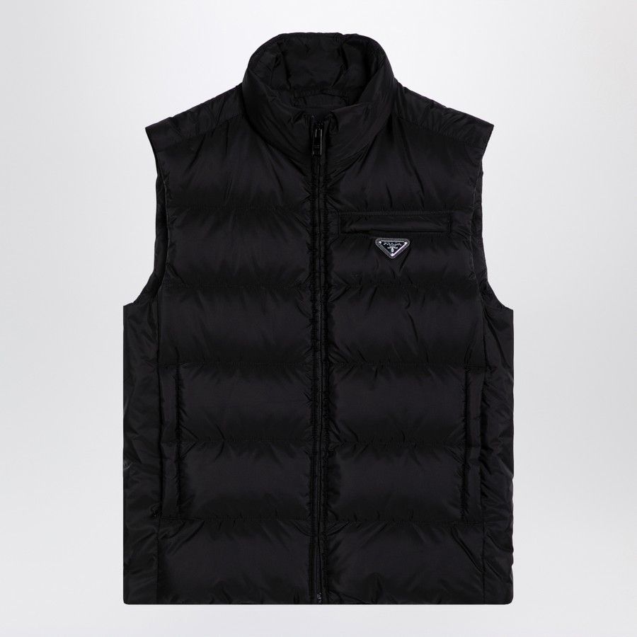 Prada Prada Logo Padded Vest in Red | Grailed