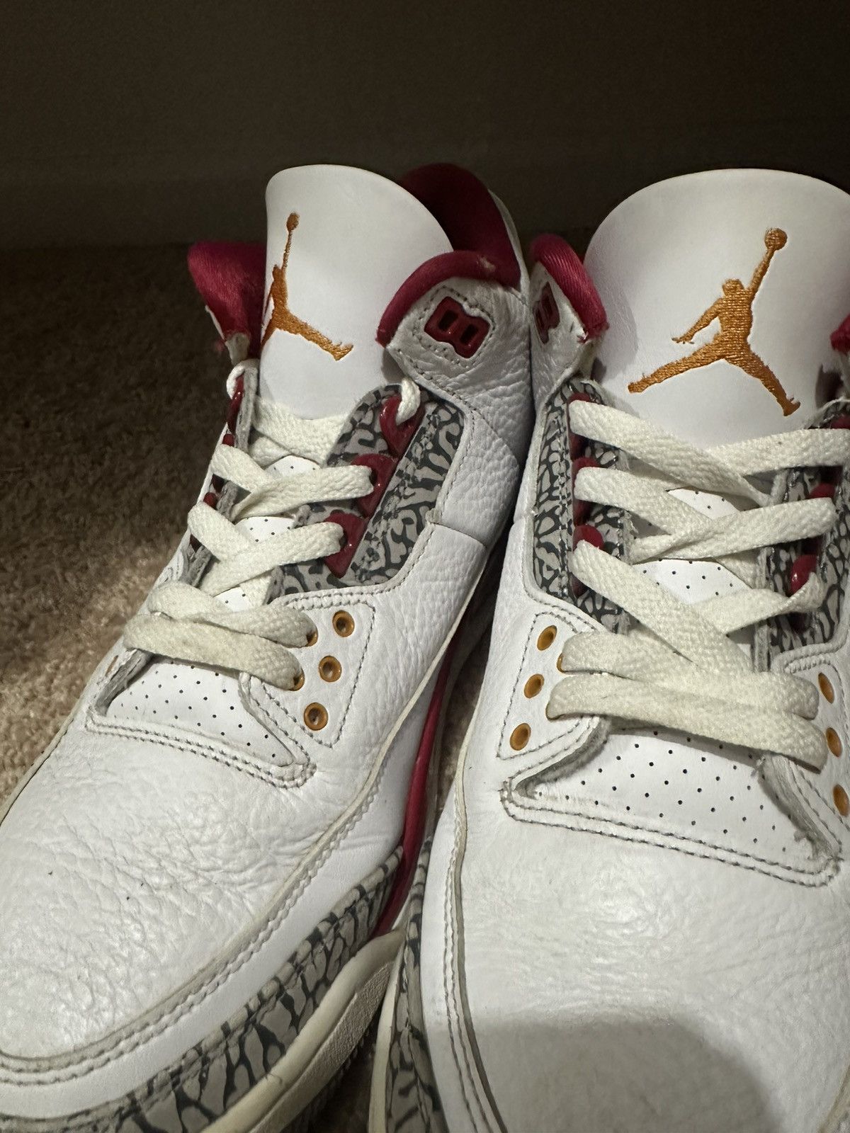 Jordan Brand Jordan retro 3 red cardinal Size US 9.5 / EU 42-43 - 4 Thumbnail