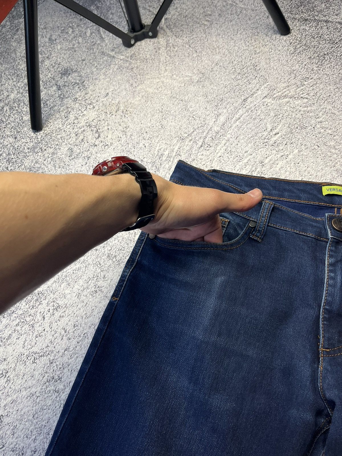 Versace Vintage Versace Jeans Couture Denim Pants Luxury Y2K Size US 32 / EU 48 - 7 Thumbnail