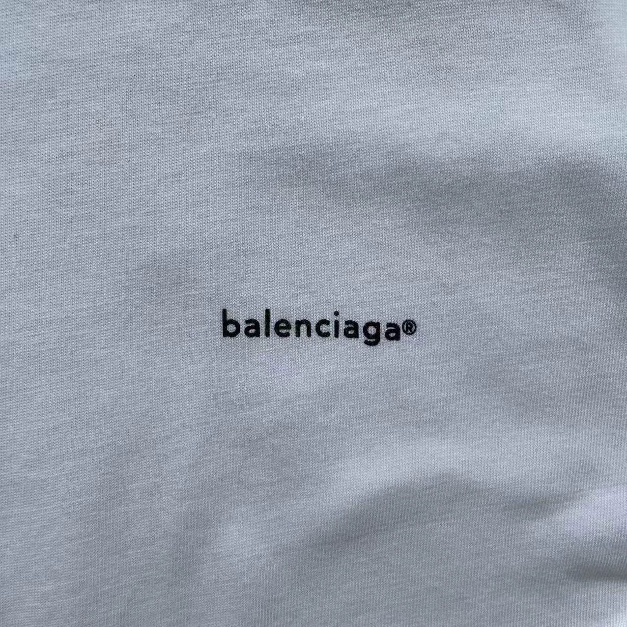 Balenciaga Balenciaga s/s white logo Tee XS 99 New Size US XS / EU 42 / 0 - 3 Thumbnail