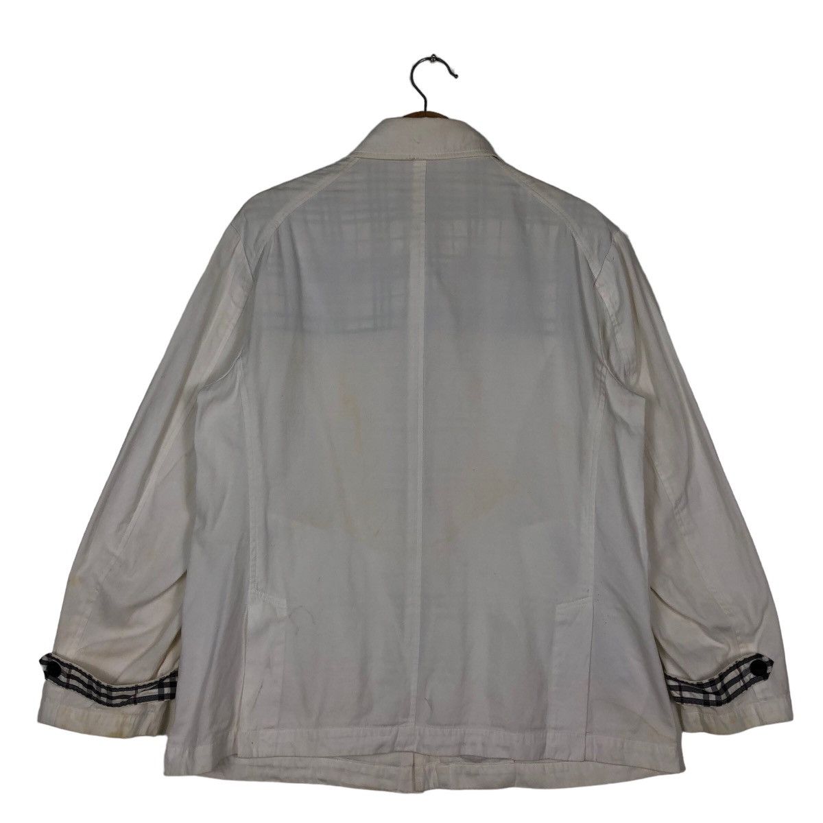 Burberry 🔥90’s Vintage Biker Jacket Burberry Black Label Nova Check Size US L / EU 52-54 / 3 - 7 Thumbnail
