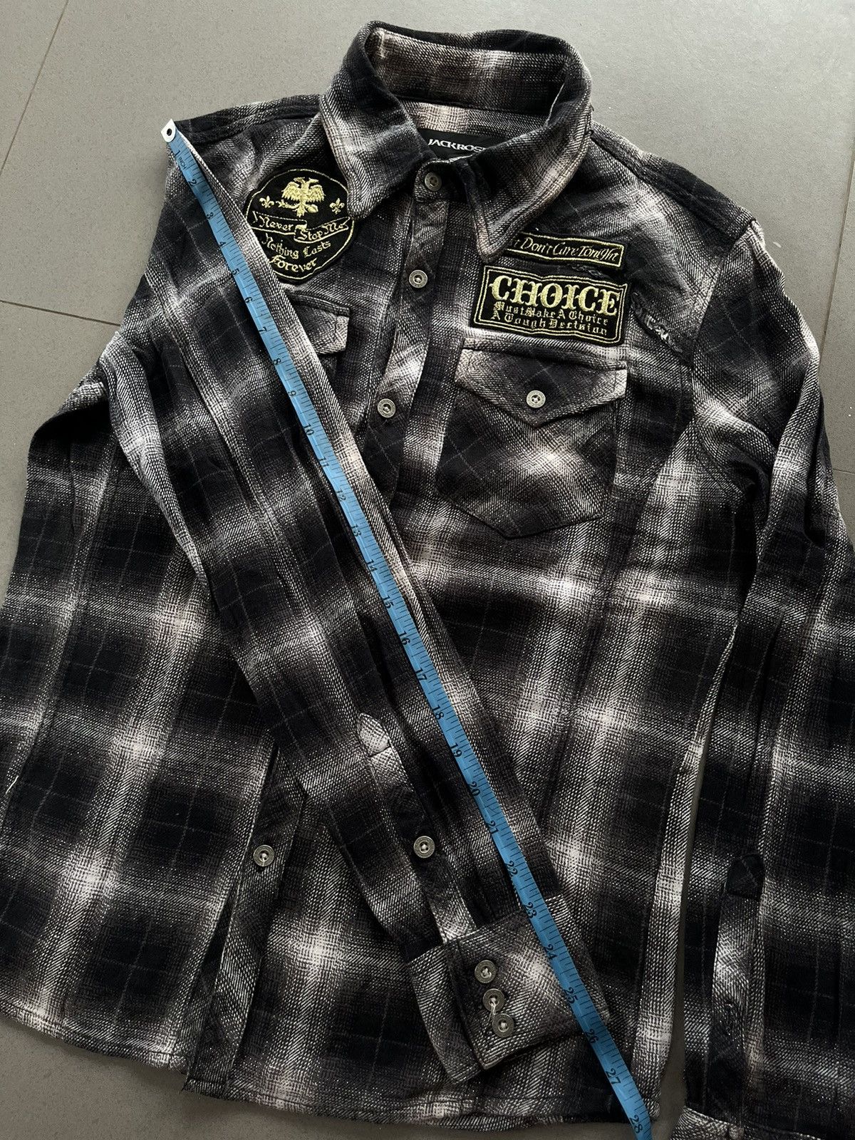 14th Addiction JAPANESE JACKROSE FLANEL VKEI POEM SEDITIONARIES PUNK STYLE Size US M / EU 48-50 / 2 - 11 Thumbnail