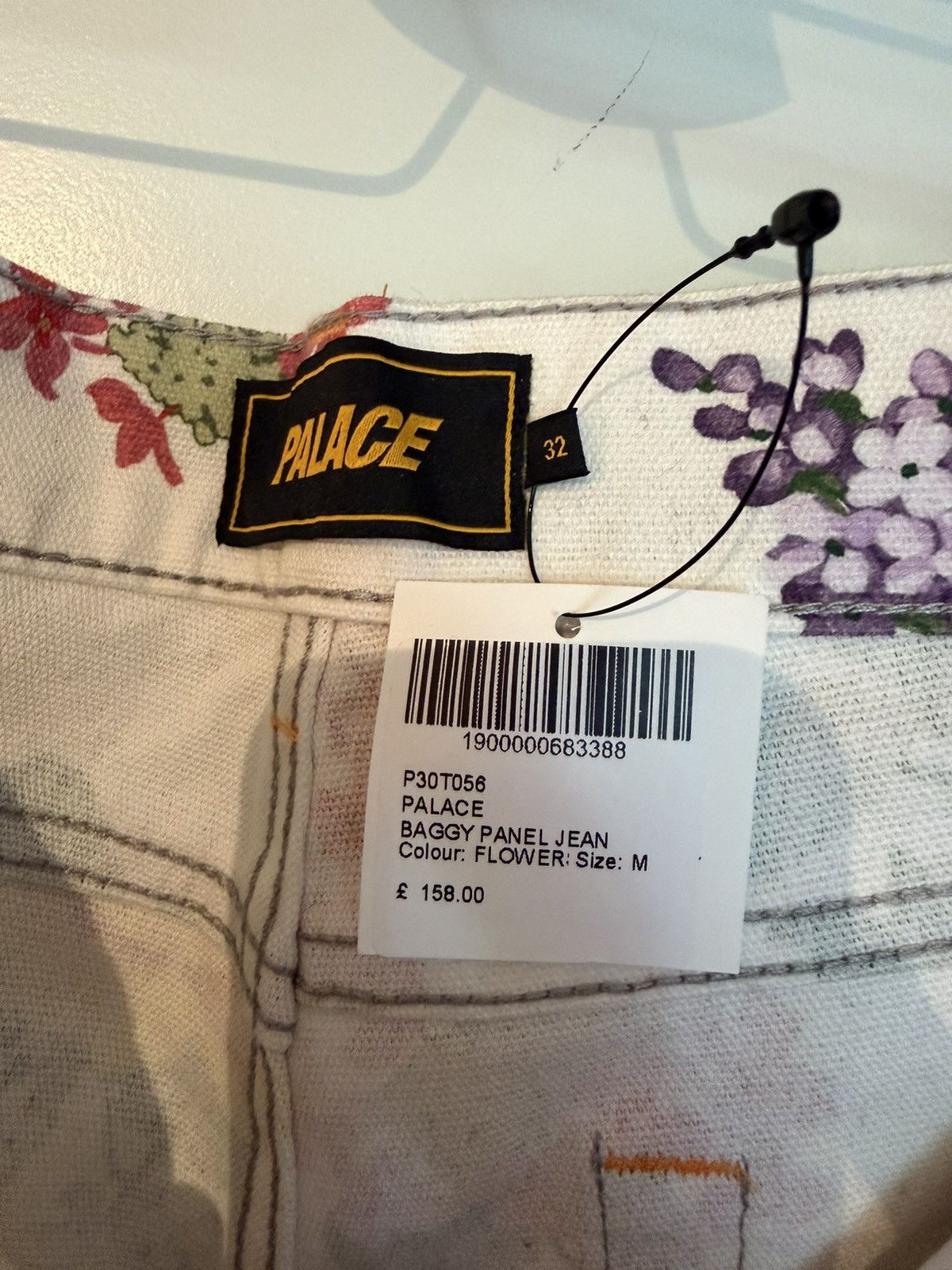 Palace Palace baggy panel jean flowers Size US 32 / EU 48 - 3 Thumbnail