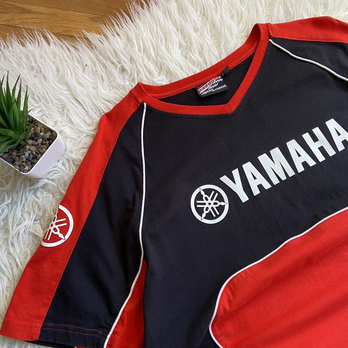 Yamaha 📌 Vintage Yamaha Racing Gum Big Logo T-Shirt Size US XXL / EU 58 / 5 - 2 Thumbnail
