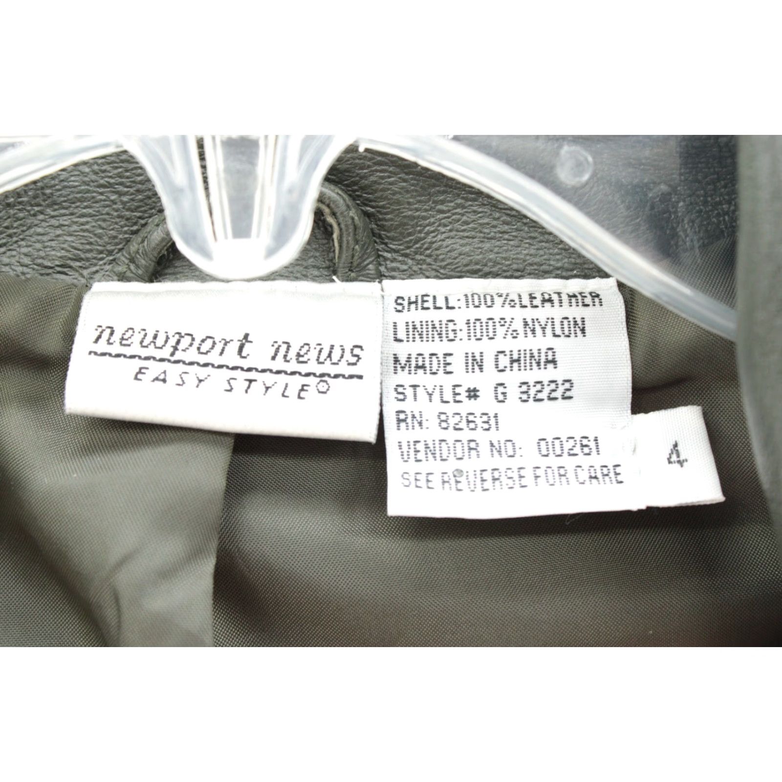 Vintage VINTAGE Newport News Leather 2 Piece Pant Suit Womens Sz 4 Gray Green Biker Business Size 27" / US 4 / IT 40 - 4 Thumbnail