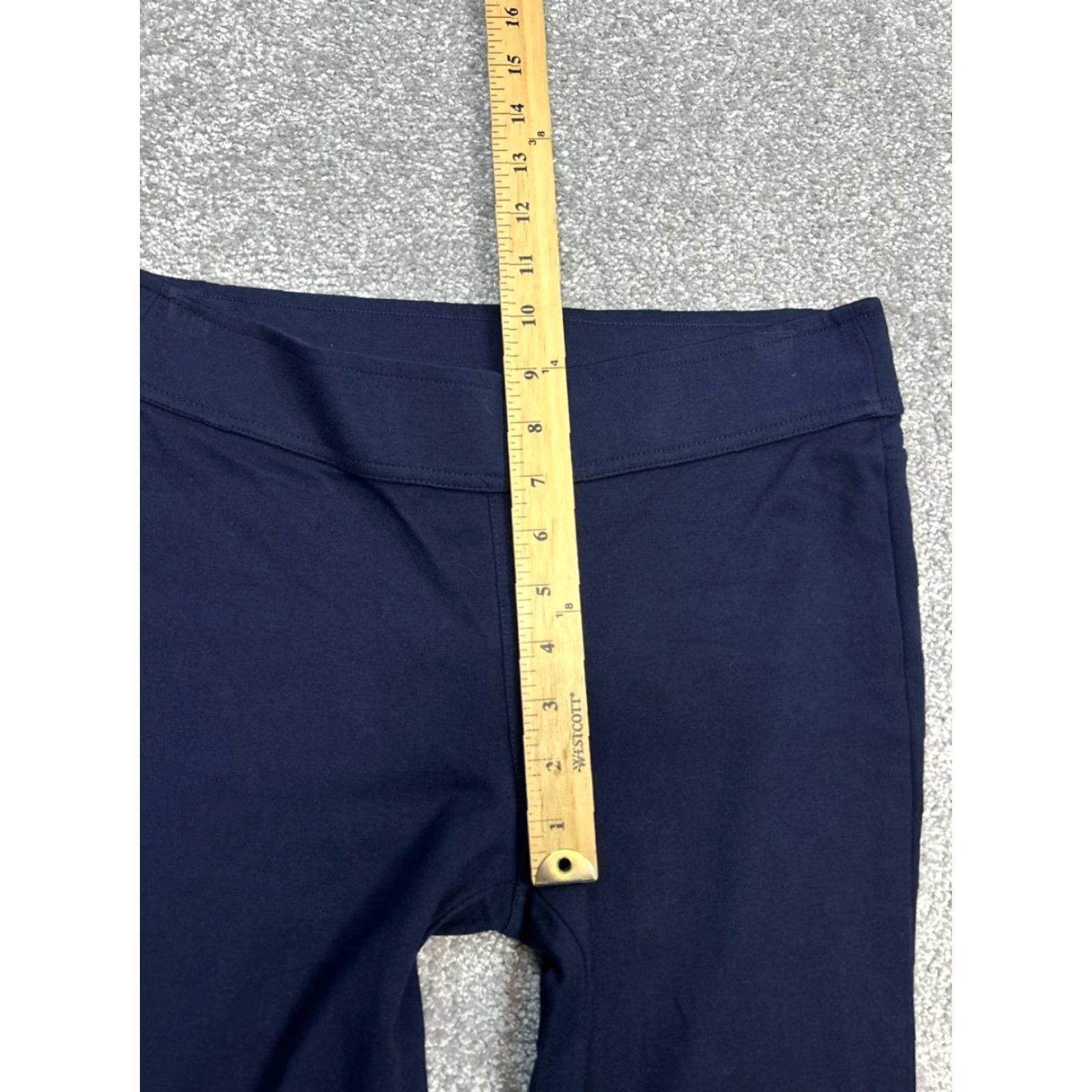 Ralph Lauren Lauren Ralph Lauren Leggings Womens Small Blue Stretch Mid Rise Workout Yoga Size 28" / US 6 / IT 42 - 4 Thumbnail