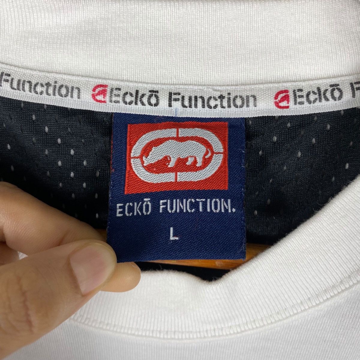 Ecko Unltd. × Vintage Vintage 00's ECKO FUNCTION Bold Logo Graphic Tee Shirt Size US L / EU 52-54 / 3 - 7 Thumbnail
