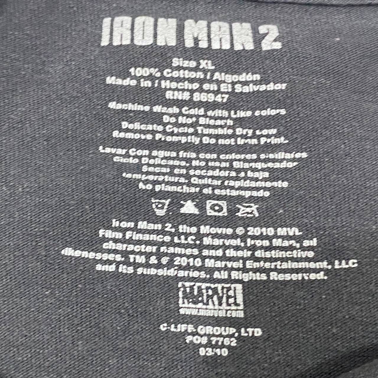 Marvel Comics Movie Iron man 2 film Size US XL / EU 56 / 4 - 4 Thumbnail