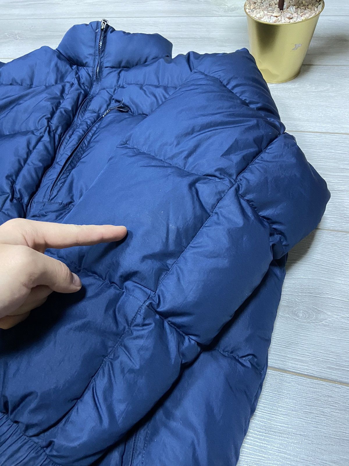 Vintage Nike vintage puffer down jacket big swoosh back Size US XL / EU 56 / 4 - 10 Thumbnail