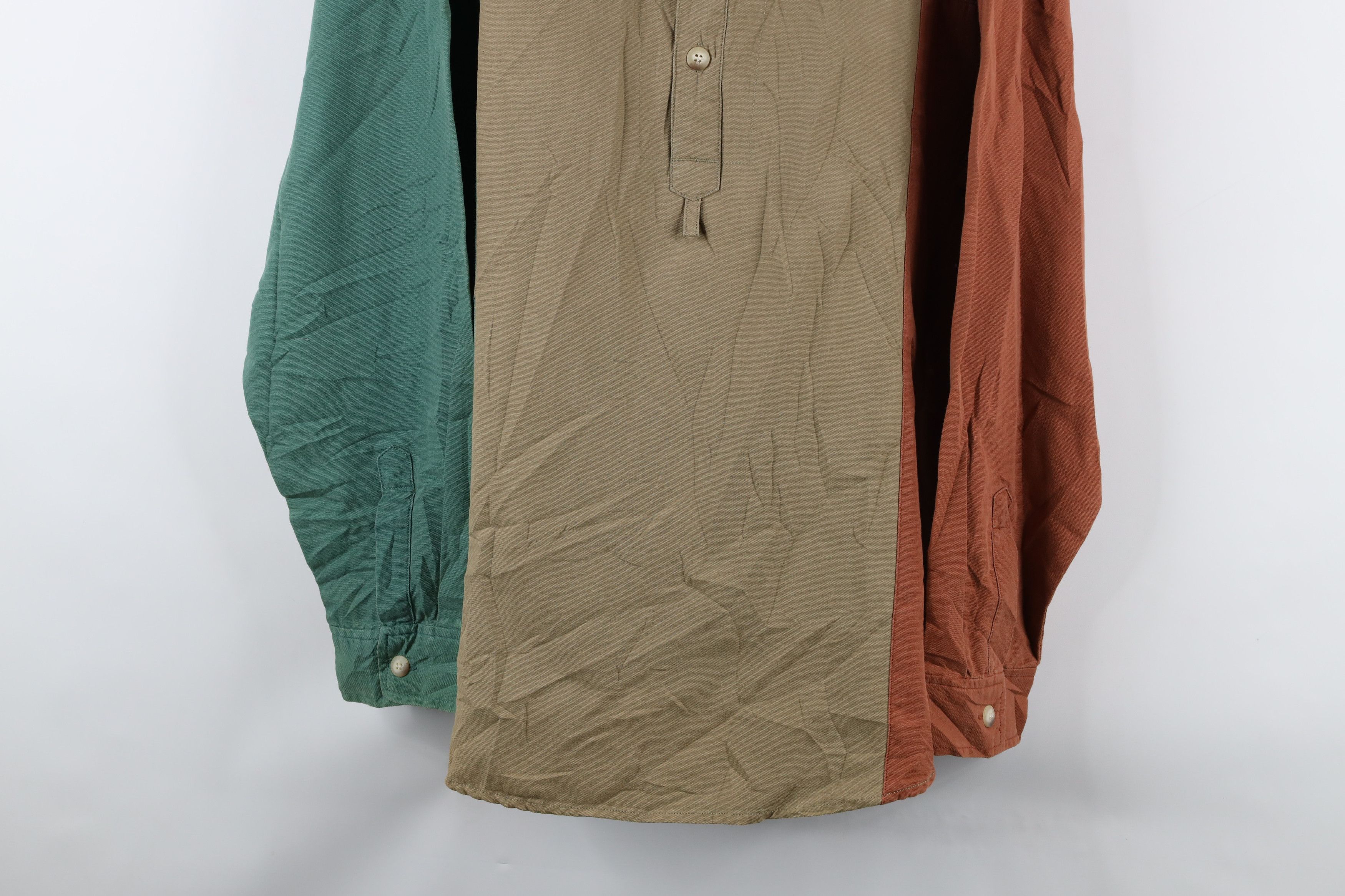 L.L. Bean × Vintage Vintage 90s LL Bean Block Collared Button Down Polo Shirt Size US L / EU 52-54 / 3 - 3 Thumbnail