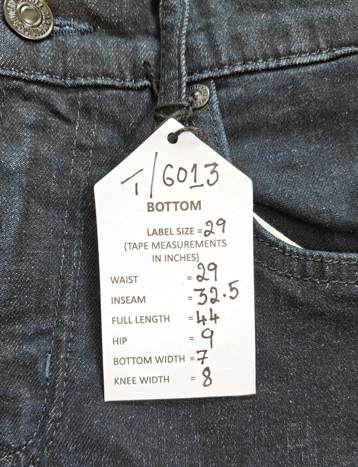 7 For All Mankind 7 For All ManKind Slimmy Basin JEANS T/ 6013 Size US 29 - 6 Thumbnail