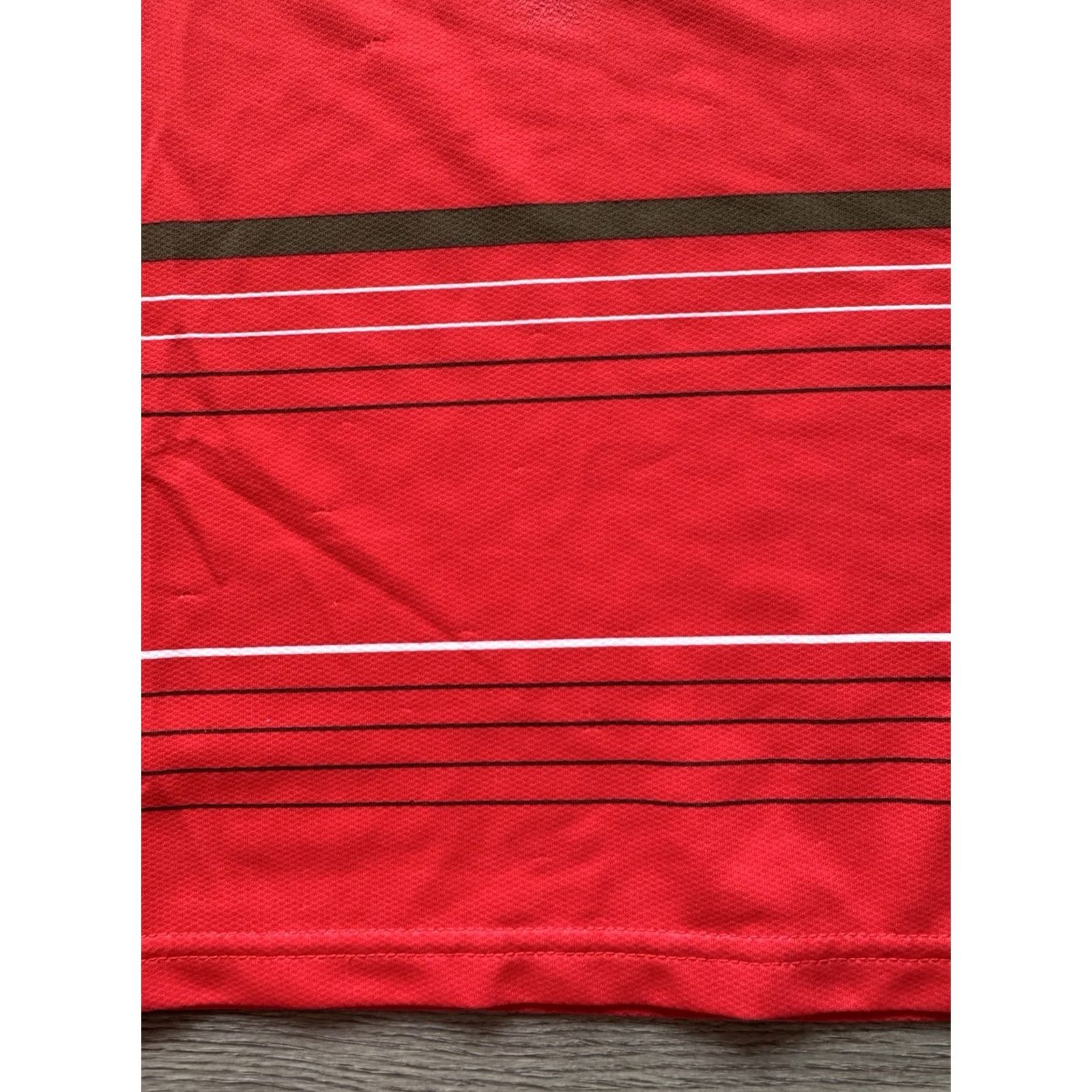 Nike Nike RF Striped Tennis Polo Shirt L Men Red 2012 Nike Template Roger Federer RF Striped Tennis Polo Shirt Size L Mens Size US L / EU 52-54 / 3 - 7 Thumbnail