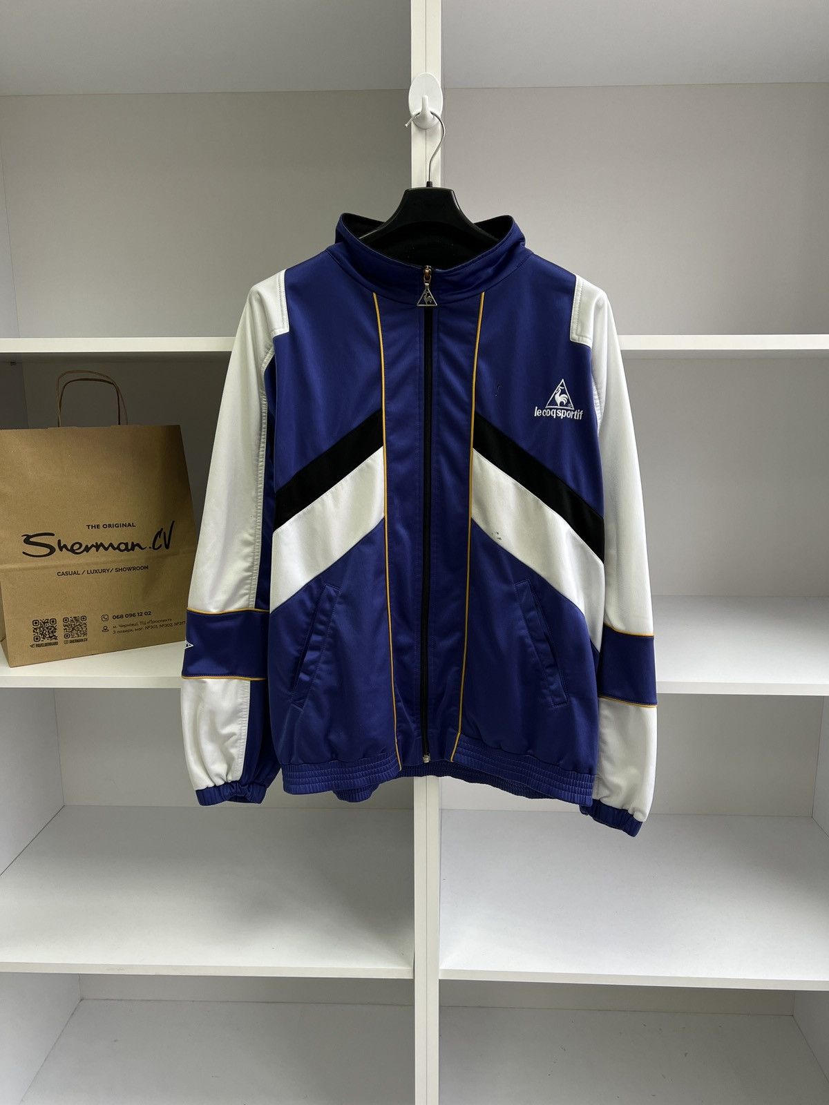 Le Coq Sportif × Vintage Vintage 90s Le CoQ Sportif tracksuit Size US L / EU 52-54 / 3 - 4 Thumbnail