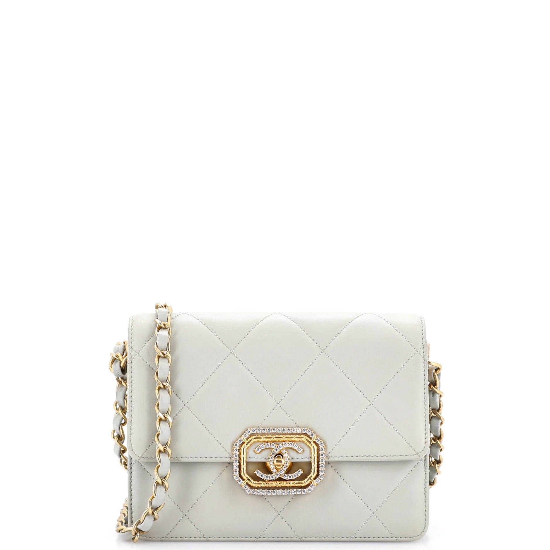 Chanel Crystal Geometric Frame CC Flap Bag Size ONE SIZE - 1 Thumbnail