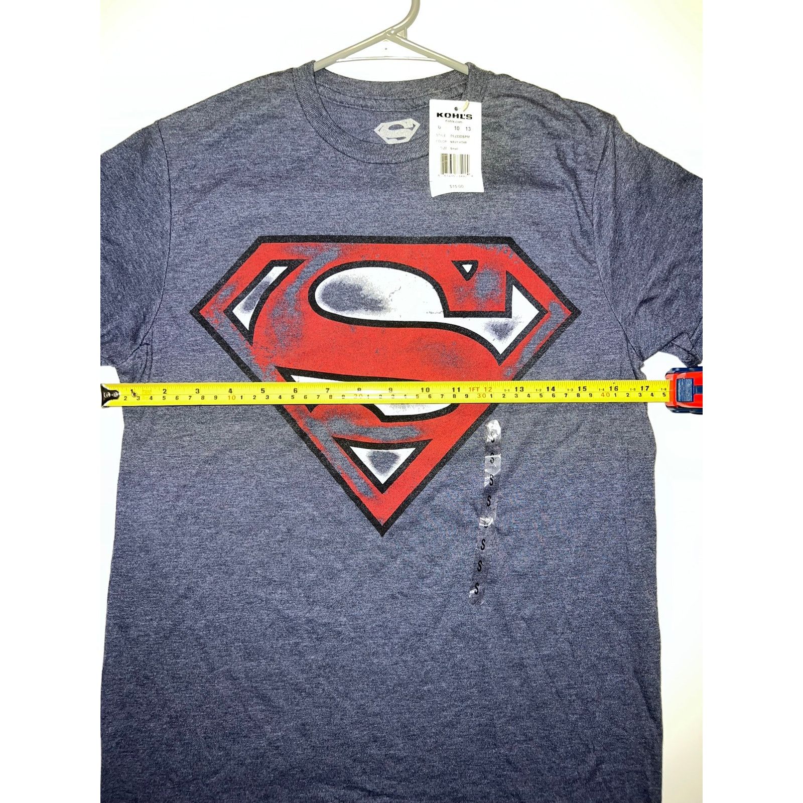 DC Comics Superman Logo Navy Blue - New With Tags - Kids Small s18 Size US S / EU 44-46 / 1 - 6 Thumbnail