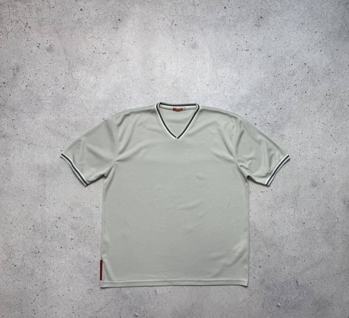 Prada Prada Red Tab Luxury T-Shirt Vintage Rare Size US XL / EU 56 / 4 - 1 Thumbnail