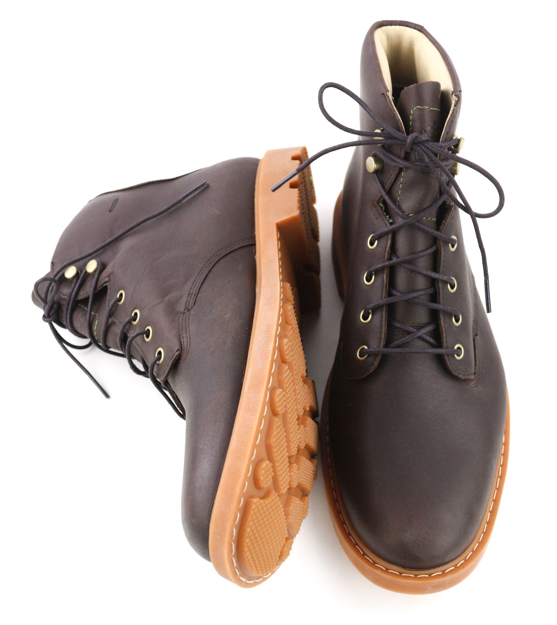 Timberland AFHP-A5050 EU43.5 Dark Brown Leather High Top Shoes 80566 Size US 10.5 / EU 43-44 - 7 Thumbnail