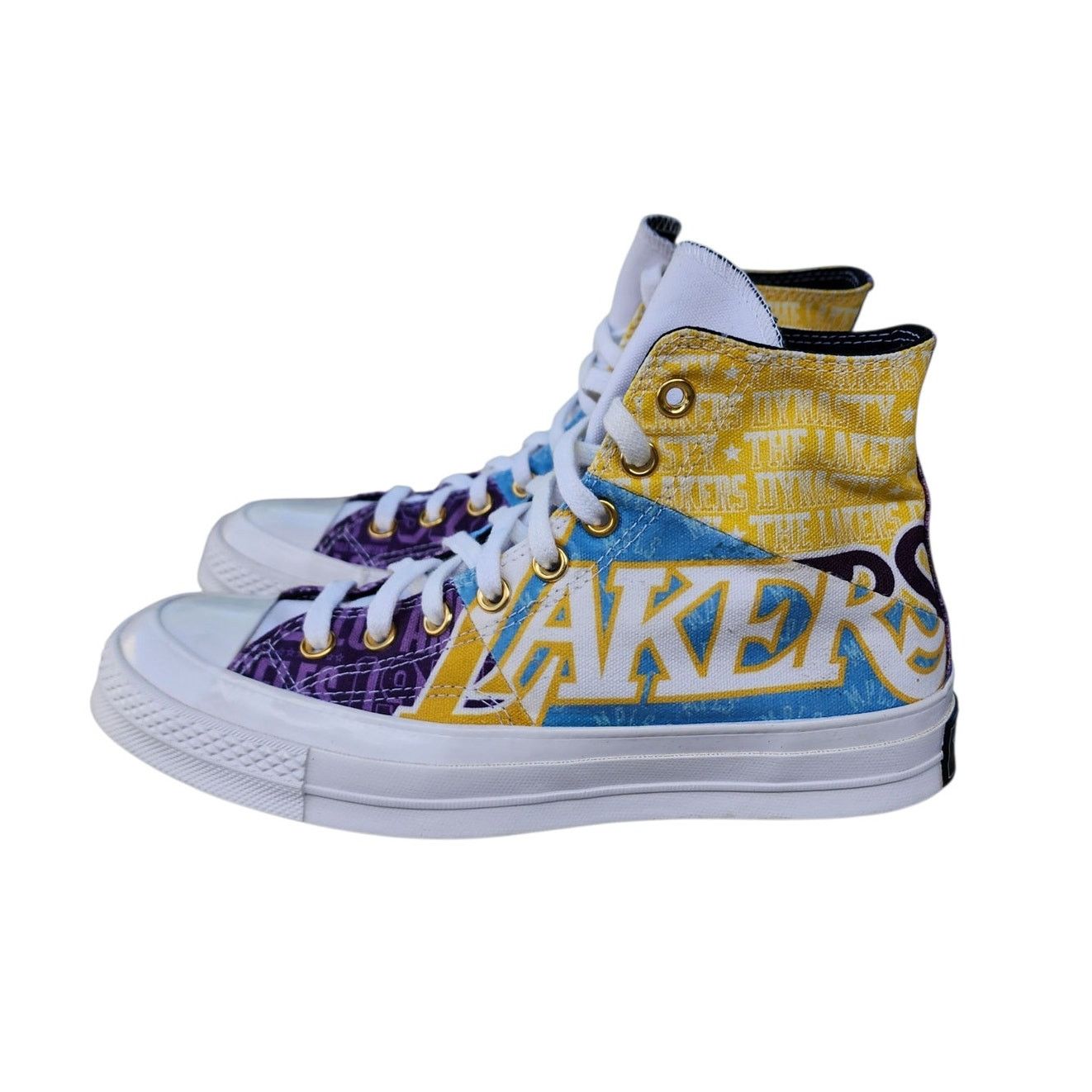 Converse NBA x Converse Chuck 70 Los Angeles Lakers Canvas Sneakers Size US 8.5 / IT 38.5 - 8 Thumbnail